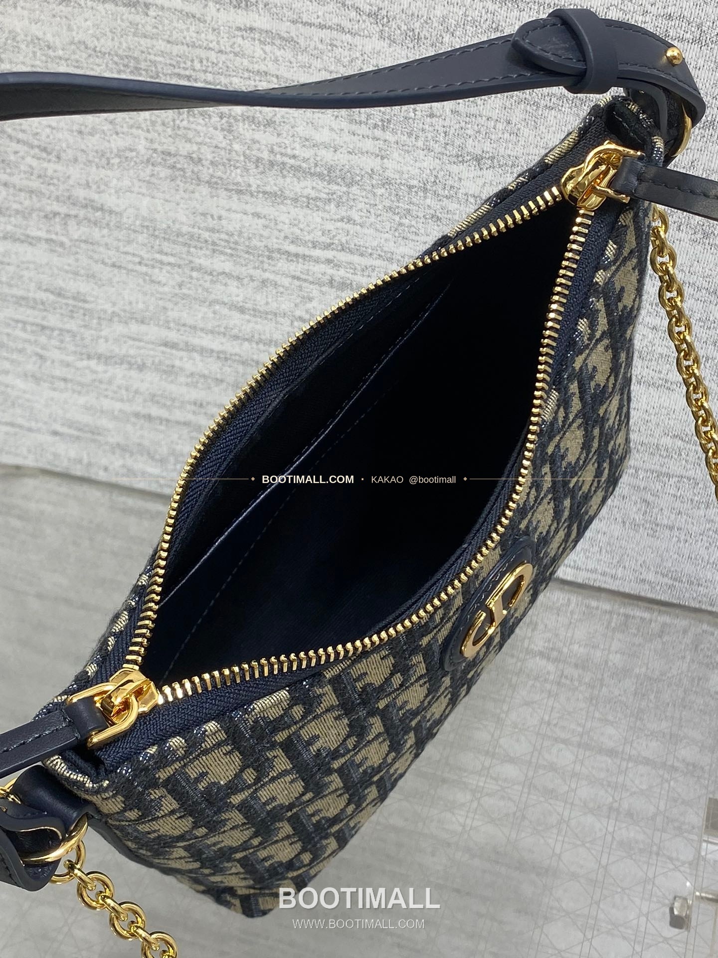 디올 미스 디올 오블리크 캔버스 호보 숄더백 Dior Miss Dior Oblique Canvas Hobo Shoulder Bag 5268 19cm 15