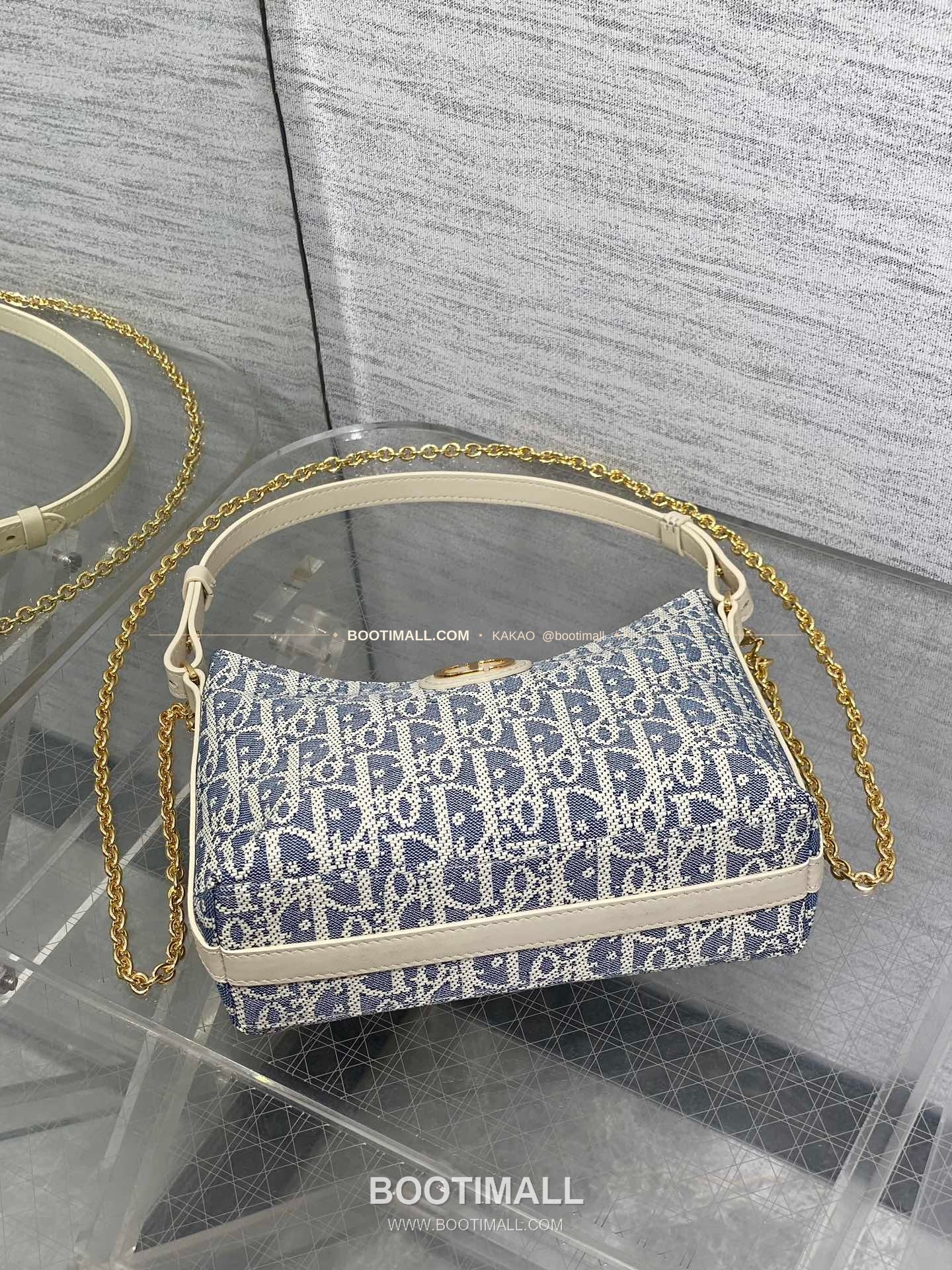 디올 미스 디올 오블리크 캔버스 호보 숄더백 Dior Miss Dior Oblique Canvas Hobo Shoulder Bag 5268 19cm 7