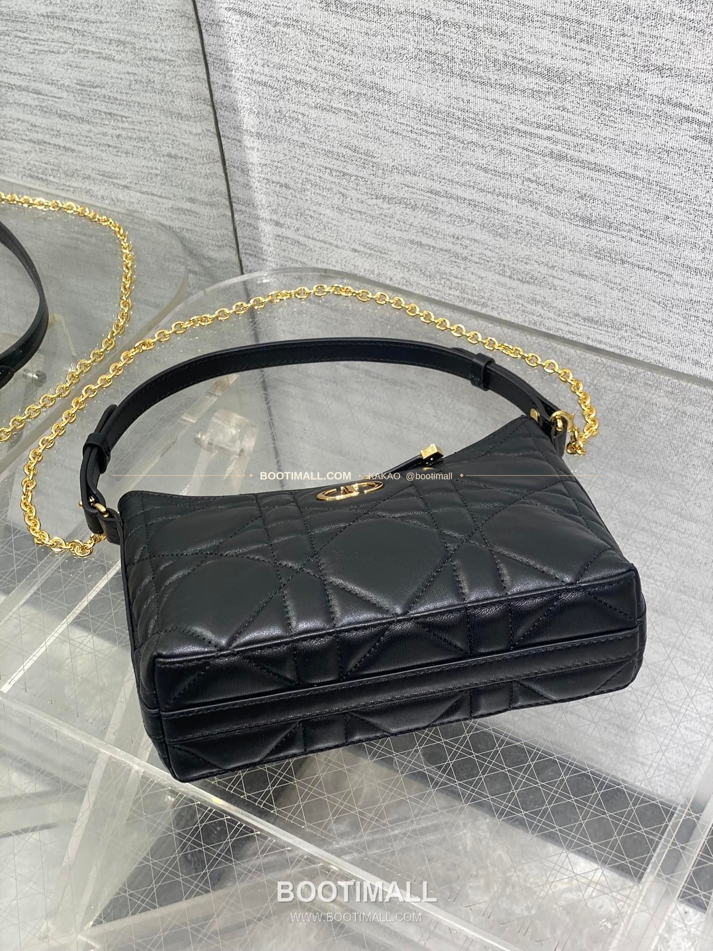 디올 미스 디올 램스킨 까나쥬 호보 숄더백 Dior Miss Dior Lambskin Cannage Hobo Shoulder Bag 5268 19cm 7