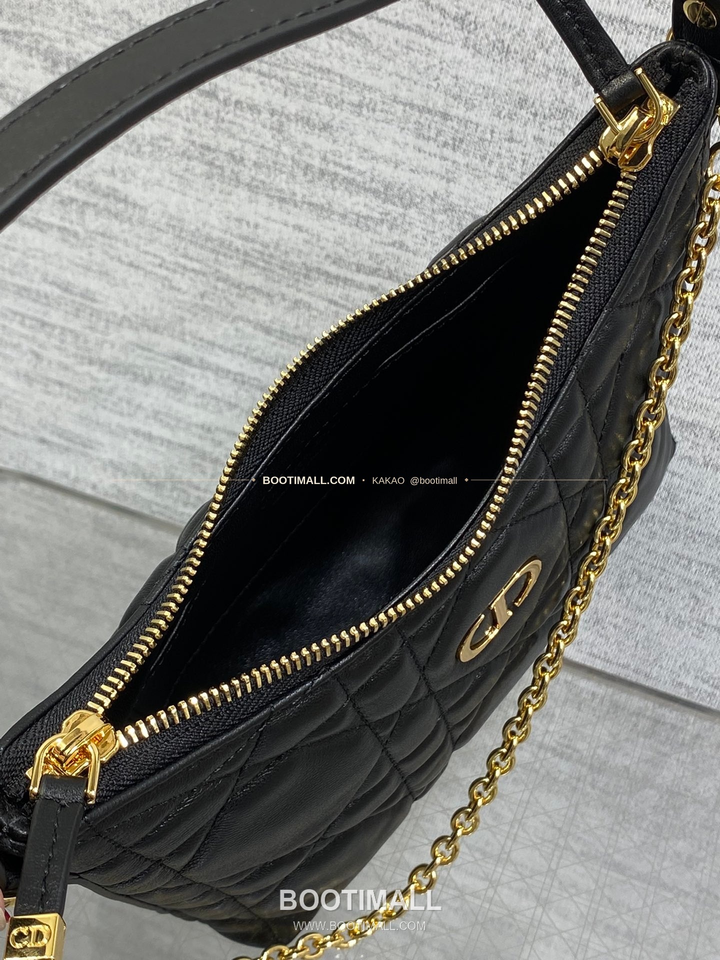 디올 미스 디올 램스킨 까나쥬 호보 숄더백 Dior Miss Dior Lambskin Cannage Hobo Shoulder Bag 5268 19cm 8