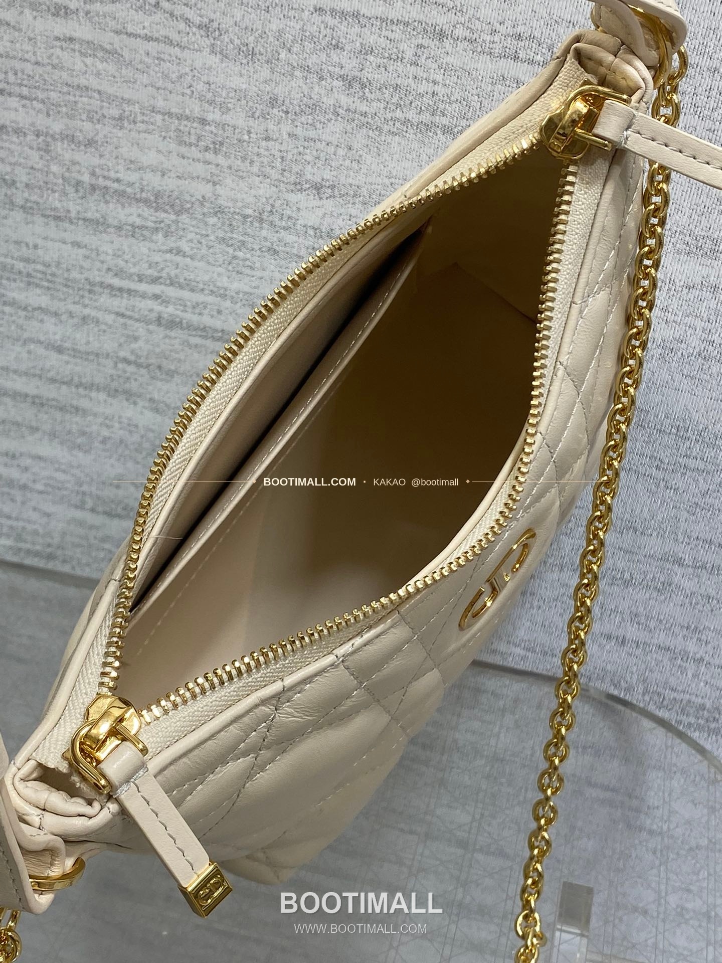 디올 미스 디올 램스킨 까나쥬 호보 숄더백 Dior Miss Dior Lambskin Cannage Hobo Shoulder Bag 5268 19cm 8