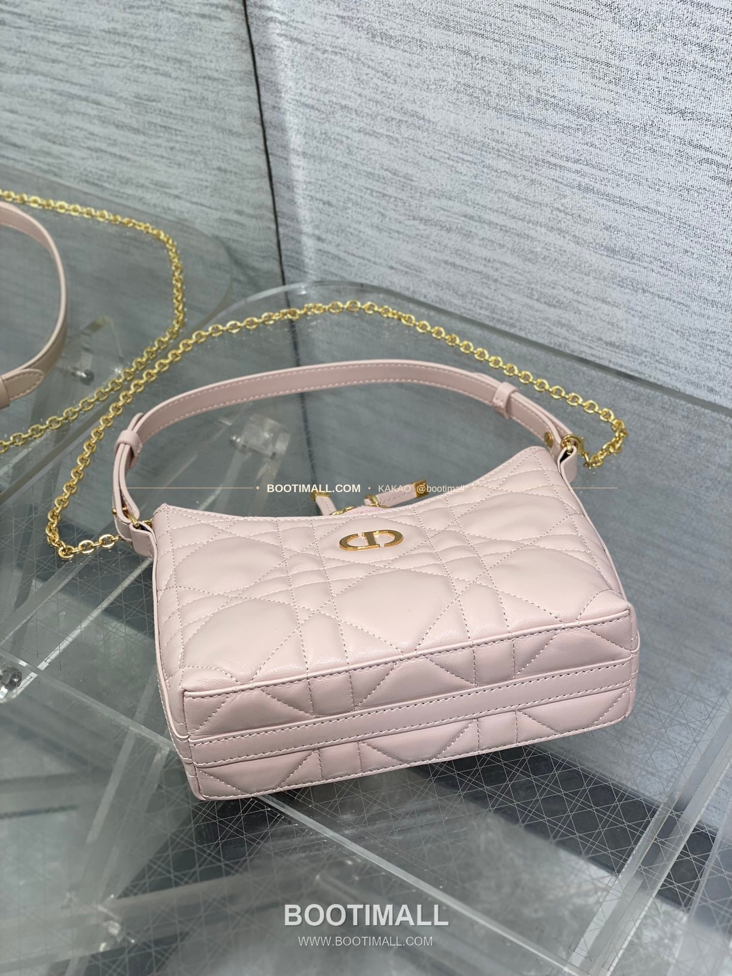 디올 미스 디올 램스킨 까나쥬 호보 숄더백 Dior Miss Dior Lambskin Cannage Hobo Shoulder Bag 5268 19cm 7