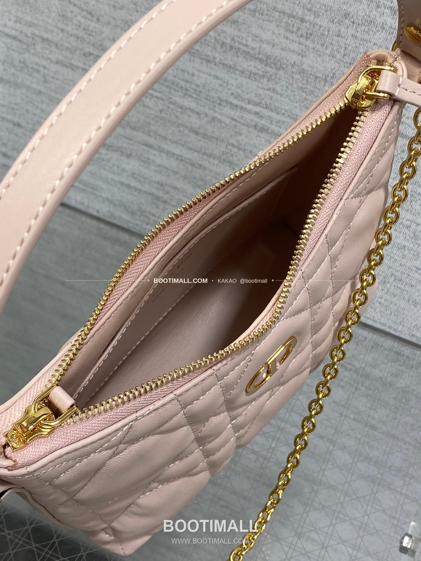 디올 미스 디올 램스킨 까나쥬 호보 숄더백 Dior Miss Dior Lambskin Cannage Hobo Shoulder Bag 5268 19cm 8