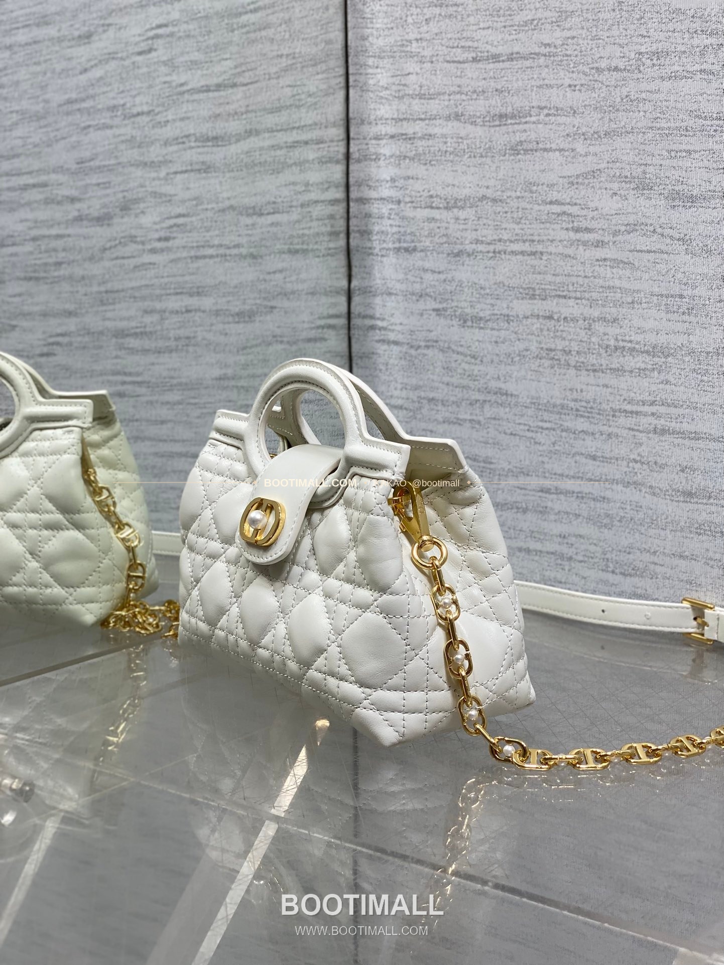 디올 졸리 탑핸들 미니 체인 숄더백 Dior Jolie Top Handle Mini Chain Shoulder Bag 2877 18cm 6