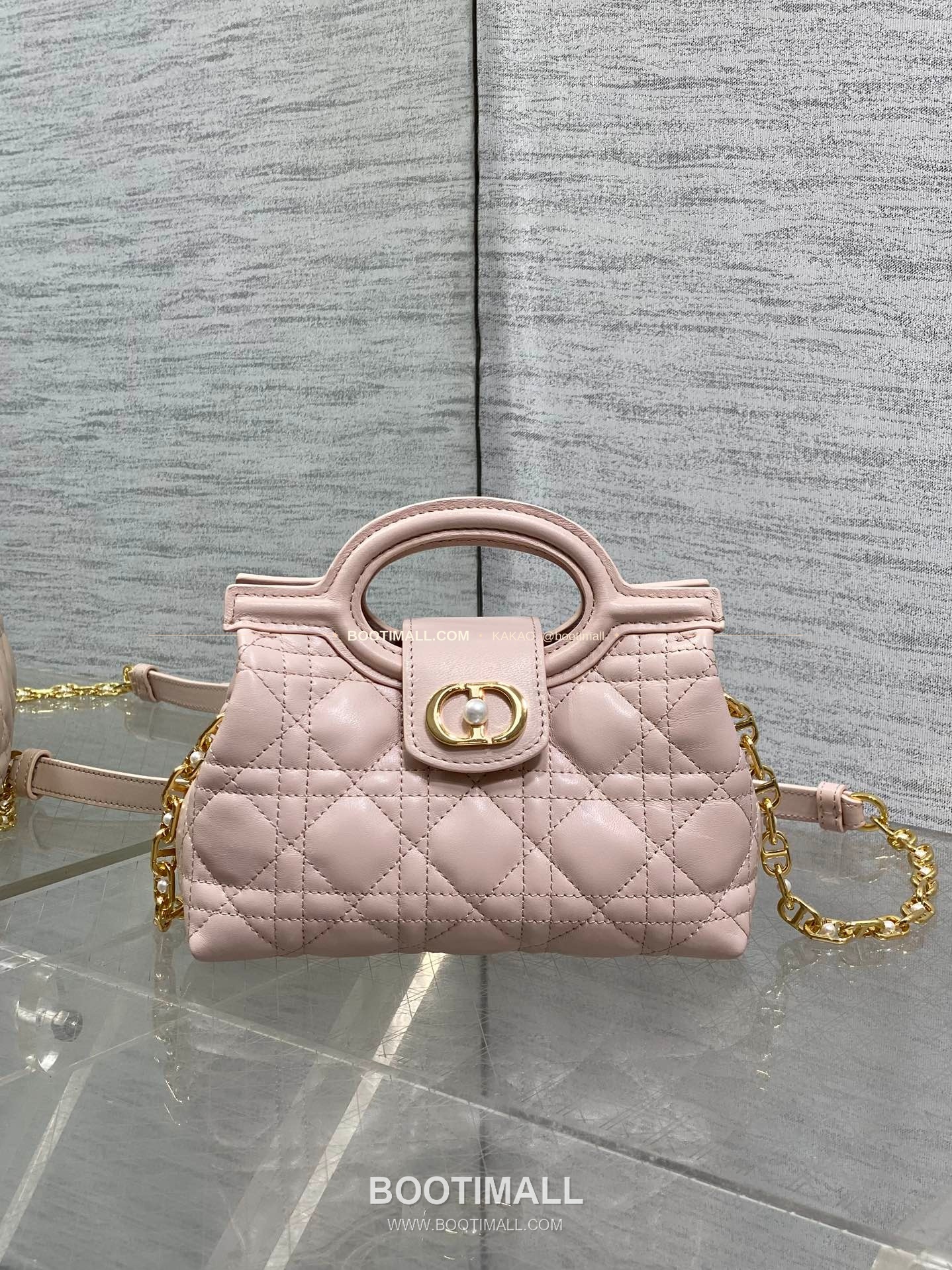 디올 졸리 탑핸들 미니 체인 숄더백 Dior Jolie Top Handle Mini Chain Shoulder Bag 2877 18cm 2
