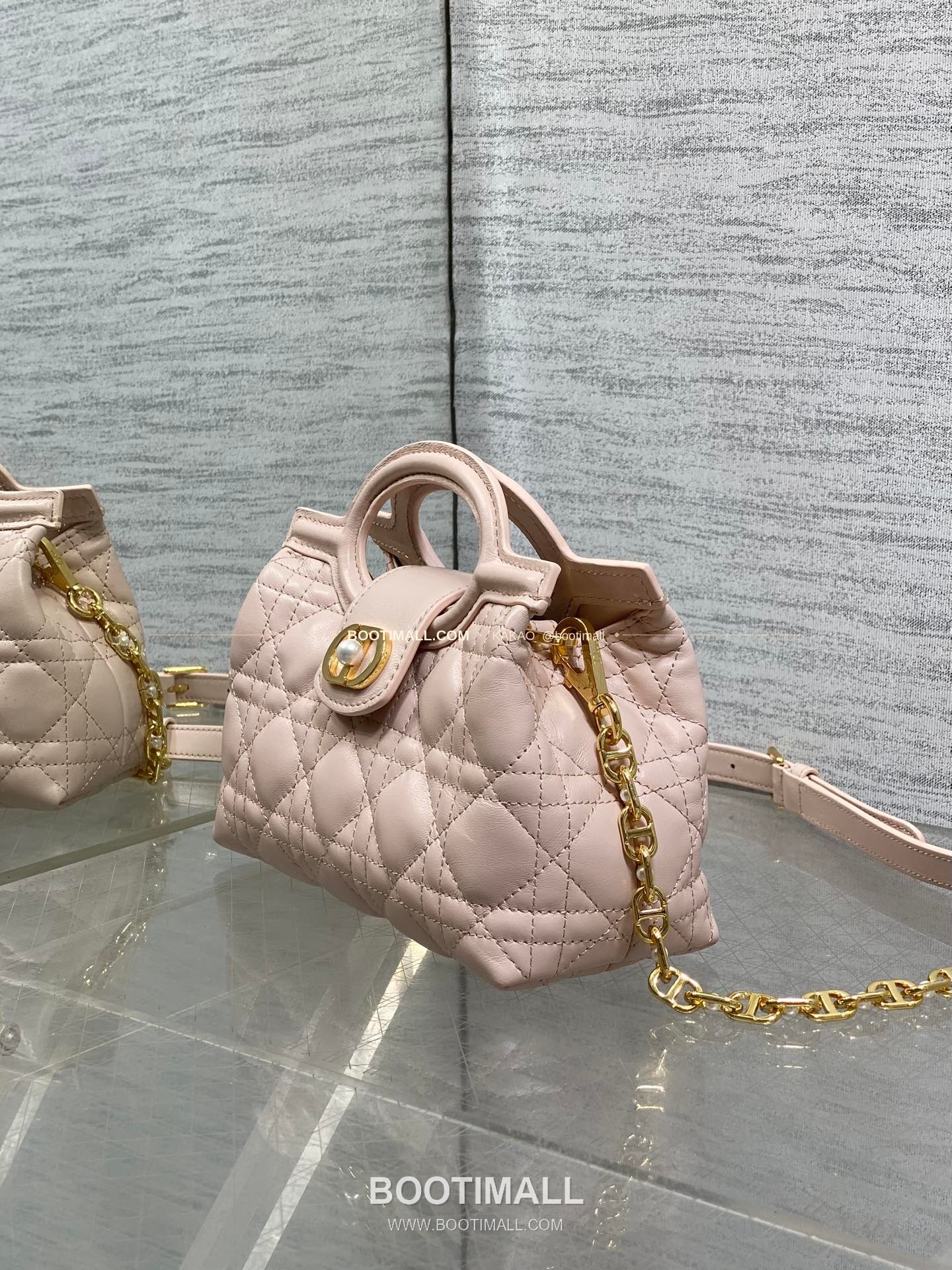 디올 졸리 탑핸들 미니 체인 숄더백 Dior Jolie Top Handle Mini Chain Shoulder Bag 2877 18cm 6