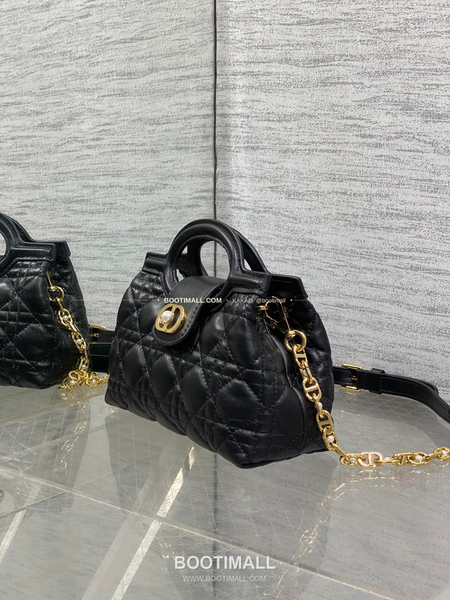 디올 졸리 탑핸들 미니 체인 숄더백 Dior Jolie Top Handle Mini Chain Shoulder Bag 2877 18cm 6