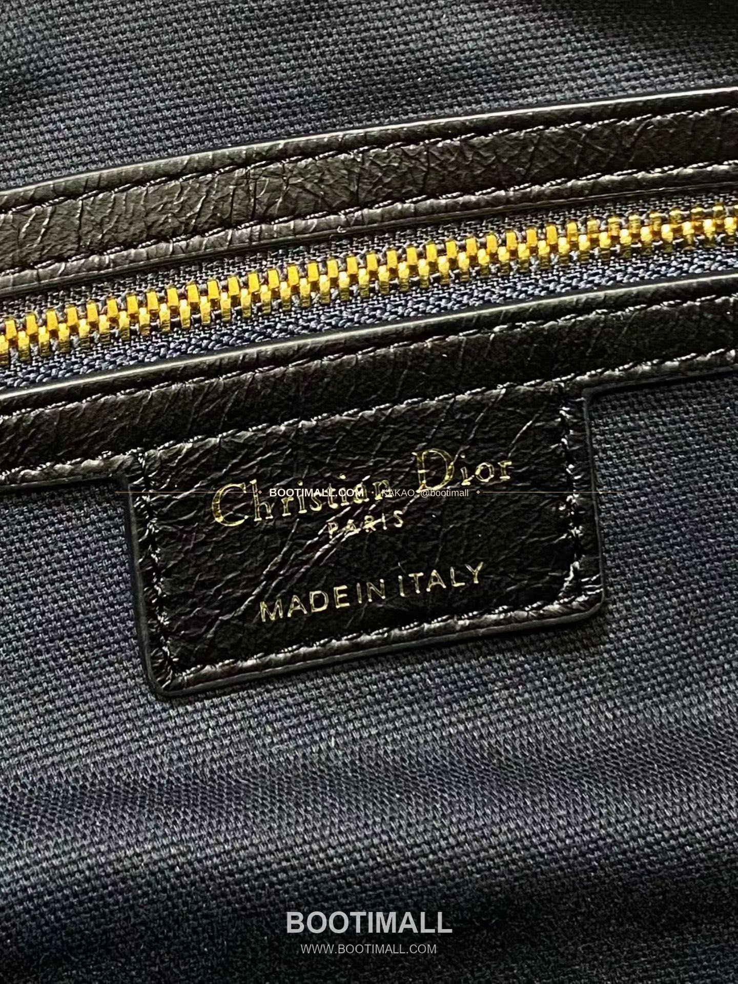 디올 그랑 투어 카프스킨 주름 호보 숄더백 Dior Grand Tour Calfskin Pleated Hobo Shoulder Bag 6612 30cm 9