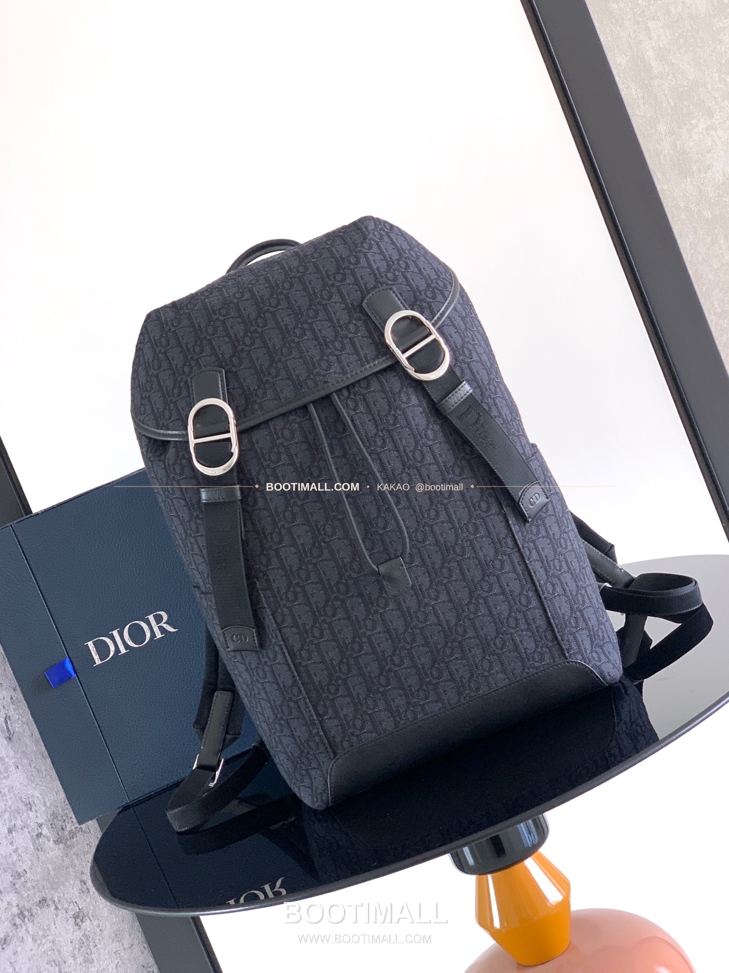 디올 제트 오블리크 캔버스 백팩 Dior Jett Oblique Canvas Backpack 1DBBA259YUS 42cm 1