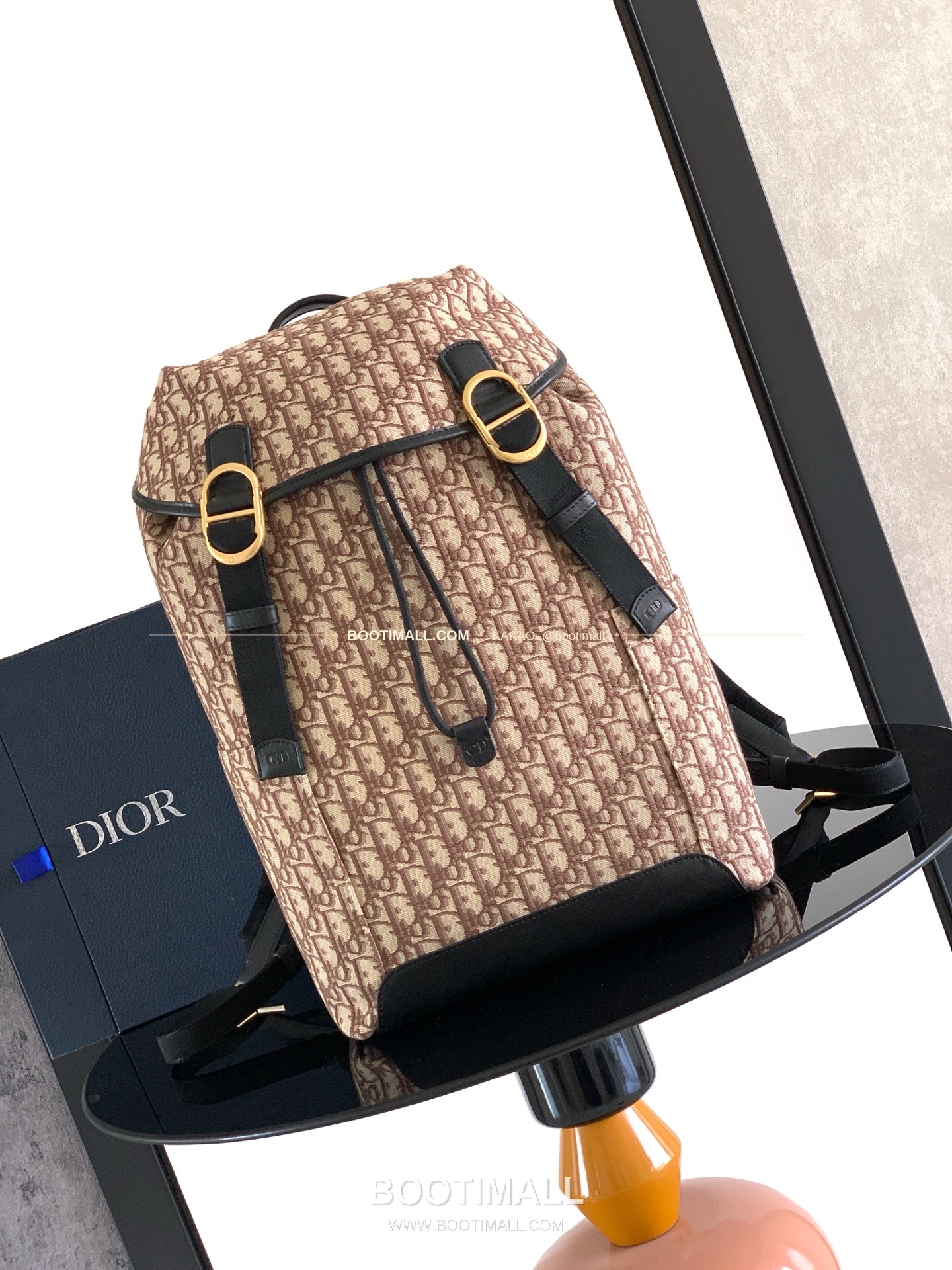 디올 제트 오블리크 캔버스 백팩 Dior Jett Oblique Canvas Backpack 1DBBA259YUS 42cm 1