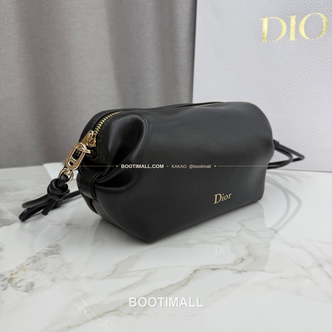 디올 보우 램스킨 클러치 숄더백 Dior Bow Lambskin Clutch Shoulder Bag S3900 20cm 3