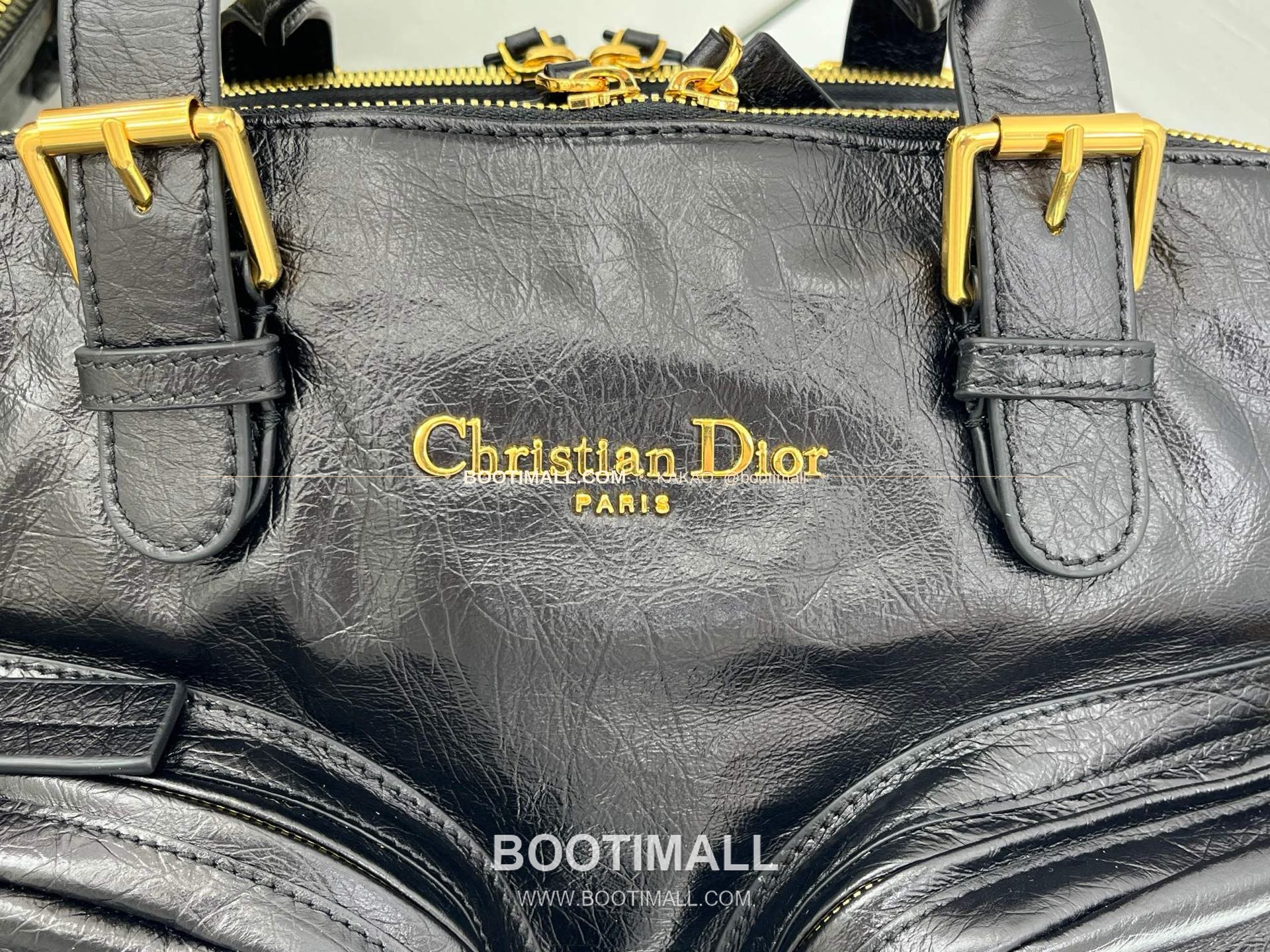 디올 그랑 투어 카프스킨 주름 보스턴 숄더백 Dior Grand Tour Calfskin Pleated Boston Shoulder Bag 36cm 2