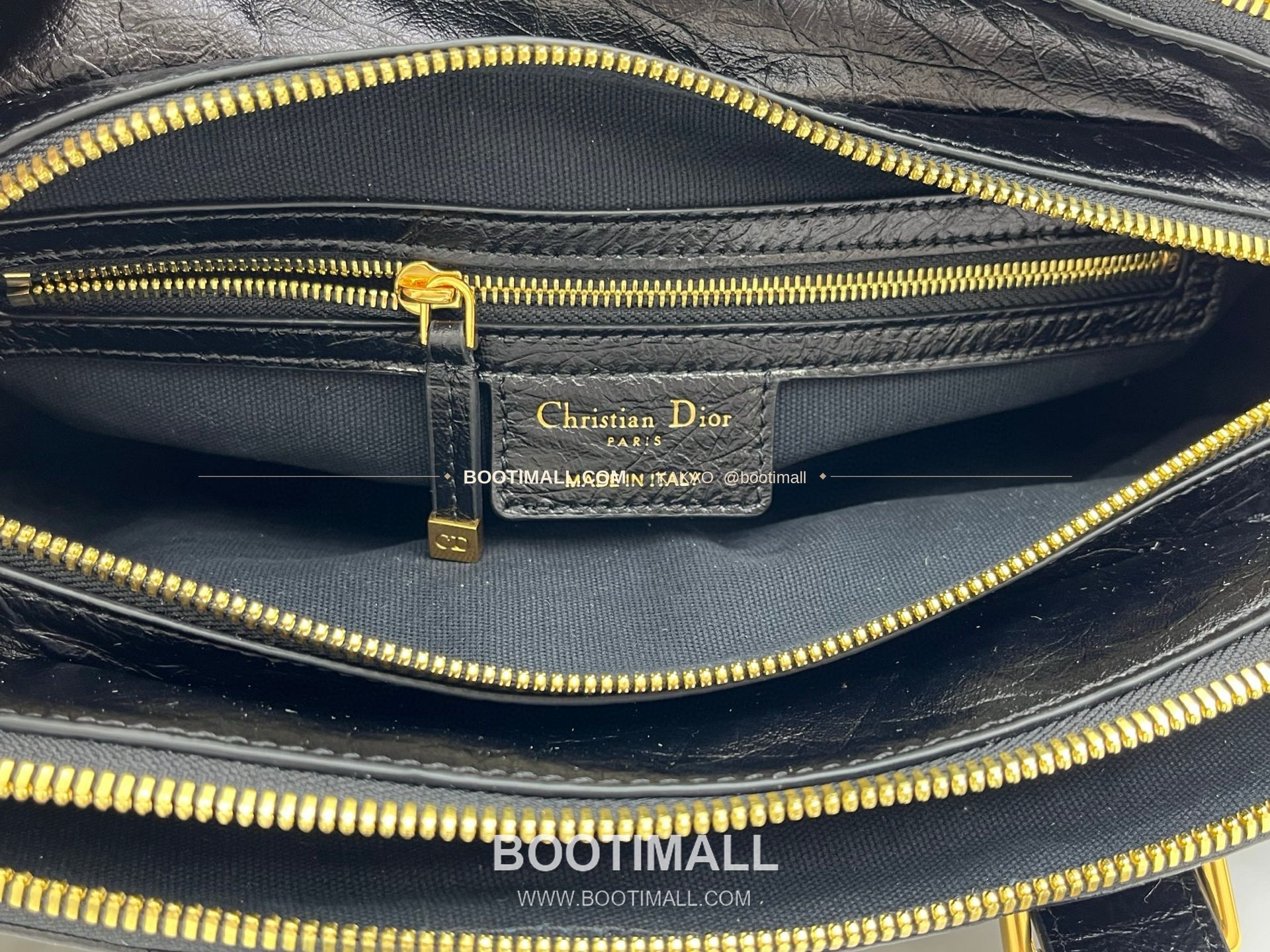 디올 그랑 투어 카프스킨 주름 보스턴 숄더백 Dior Grand Tour Calfskin Pleated Boston Shoulder Bag 28cm 9