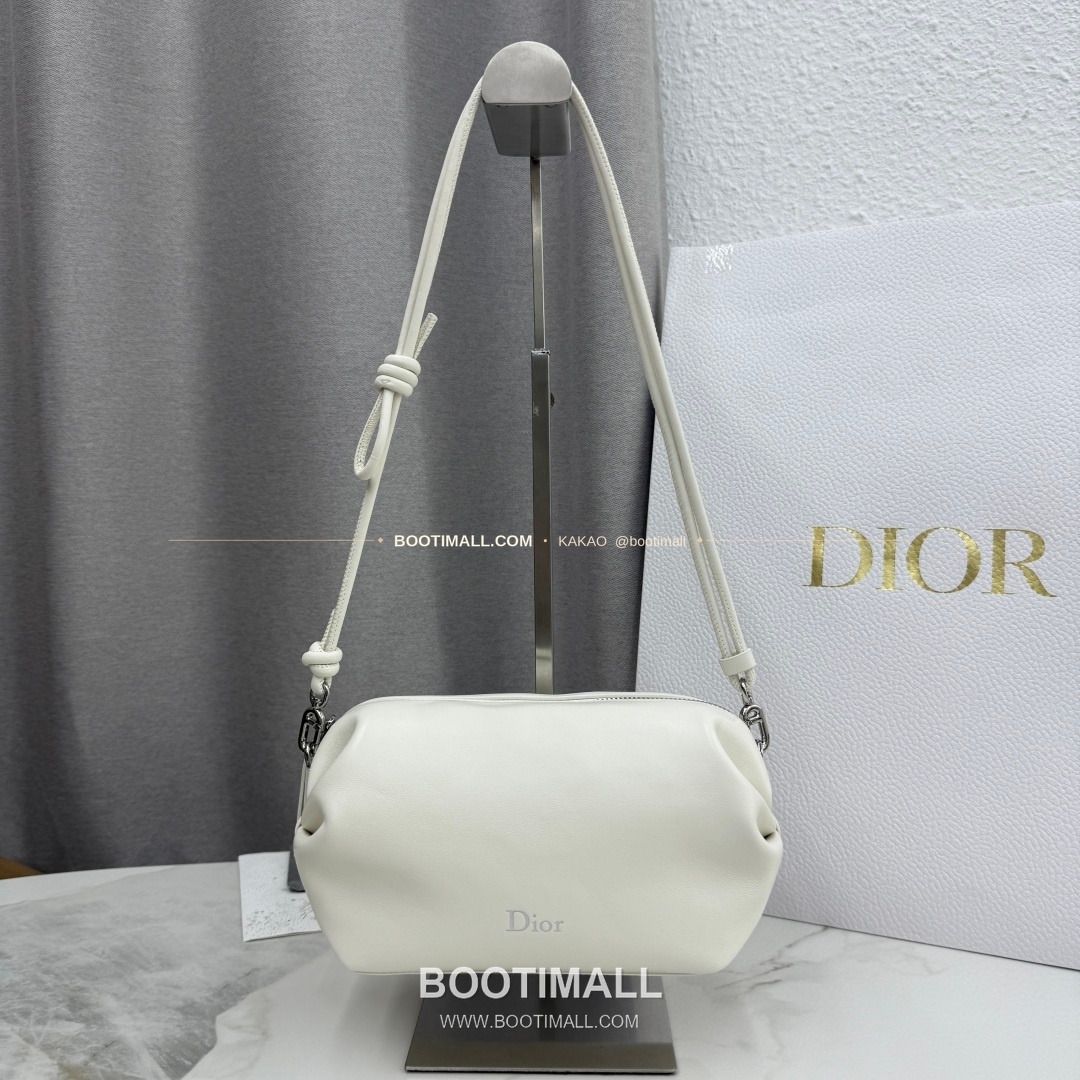 디올 보우 램스킨 클러치 숄더백 Dior Bow Lambskin Clutch Shoulder Bag S3900 20cm 1