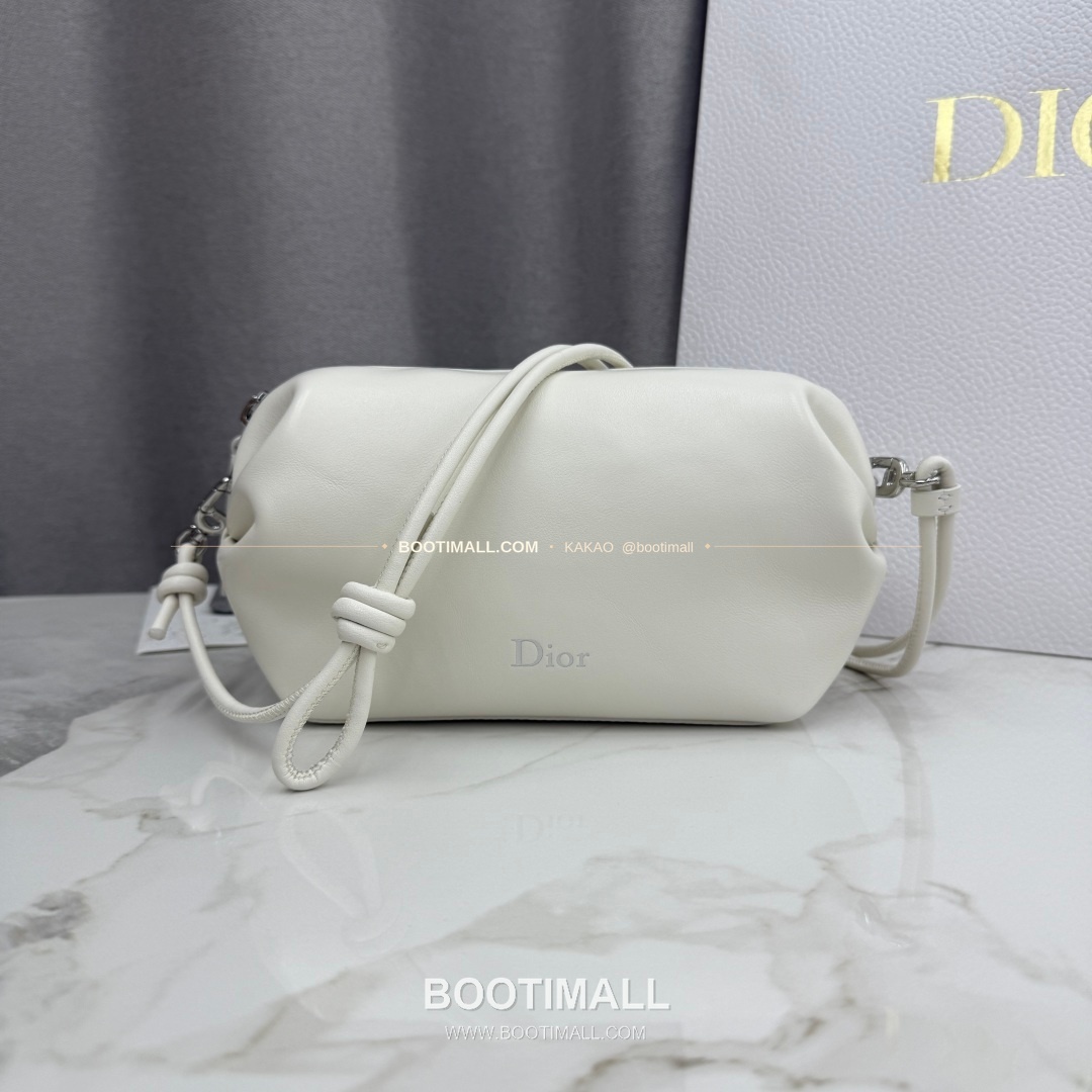 디올 보우 램스킨 클러치 숄더백 Dior Bow Lambskin Clutch Shoulder Bag S3900 20cm 2