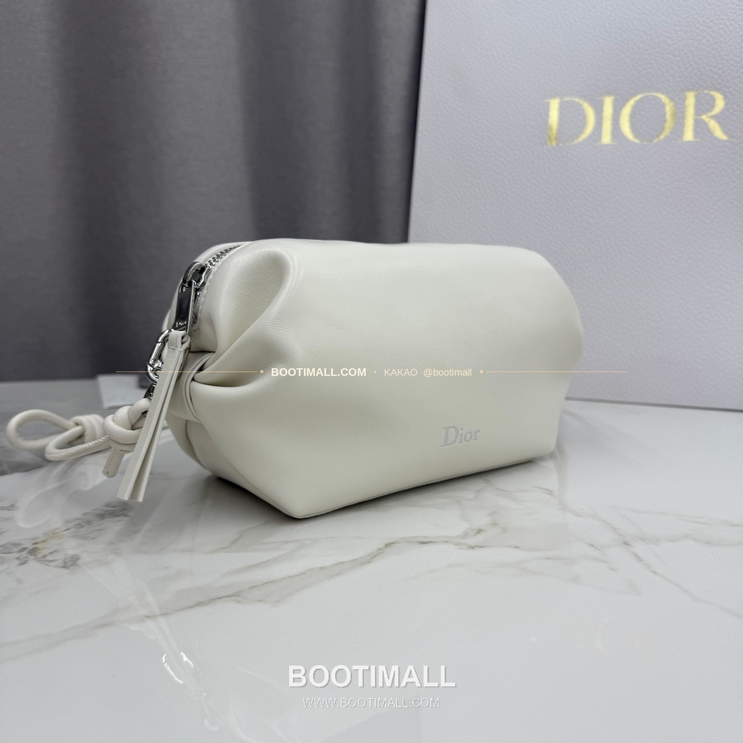 디올 보우 램스킨 클러치 숄더백 Dior Bow Lambskin Clutch Shoulder Bag S3900 20cm 3