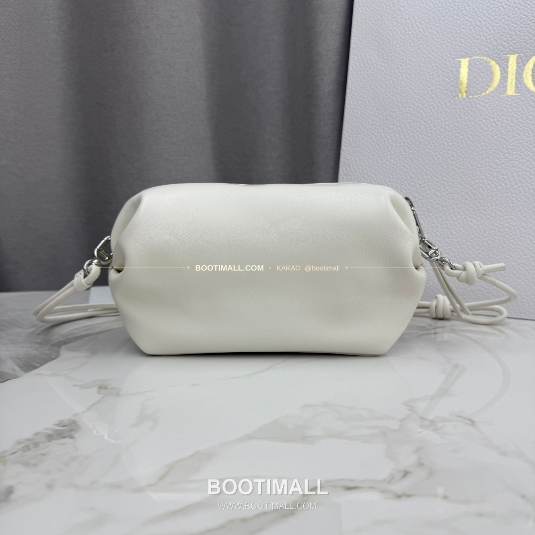디올 보우 램스킨 클러치 숄더백 Dior Bow Lambskin Clutch Shoulder Bag S3900 20cm 4