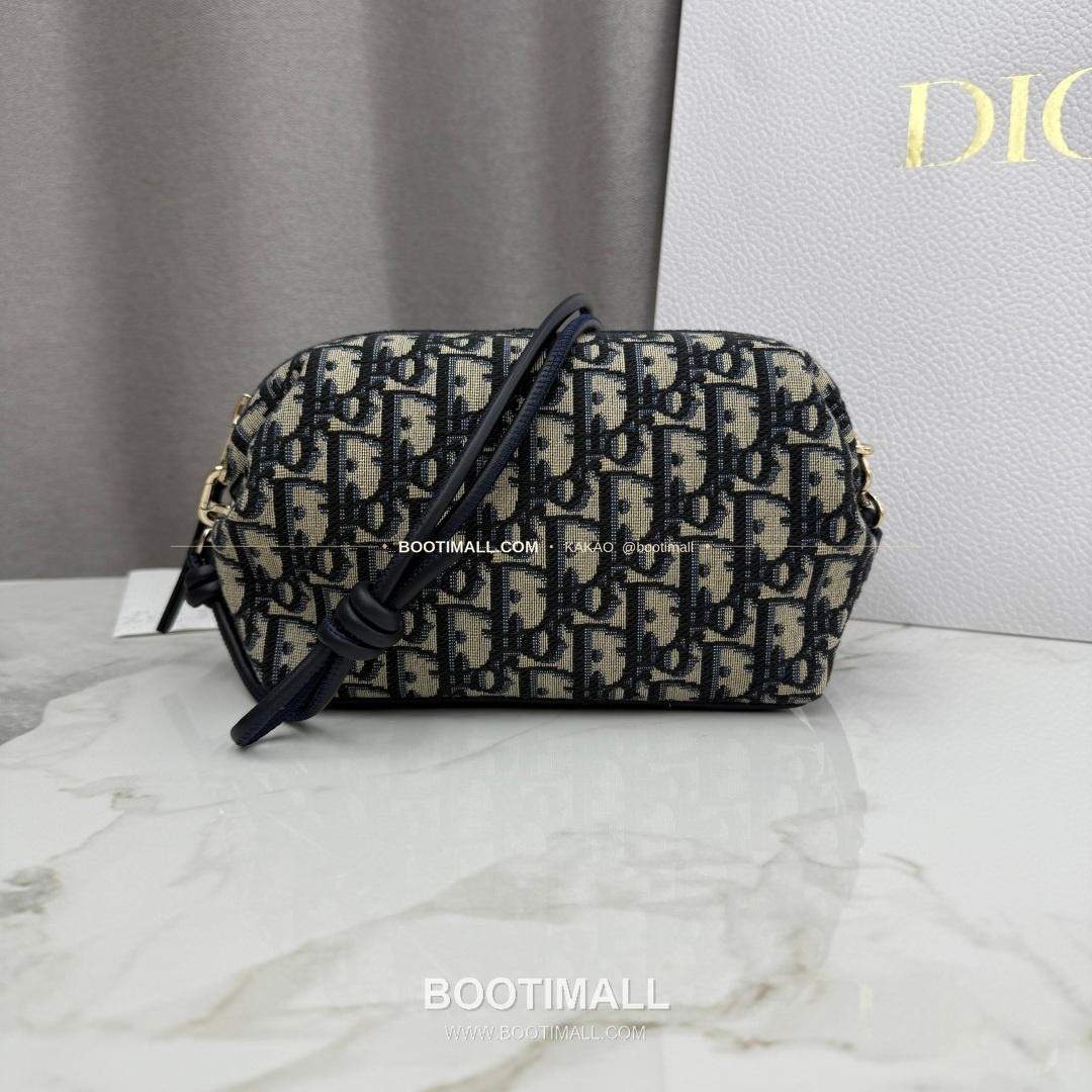 디올 보우 오블리크 캔버스 클러치 숄더백 Dior Bow Oblique Canvas Clutch Shoulder Bag S3900 20cm 2