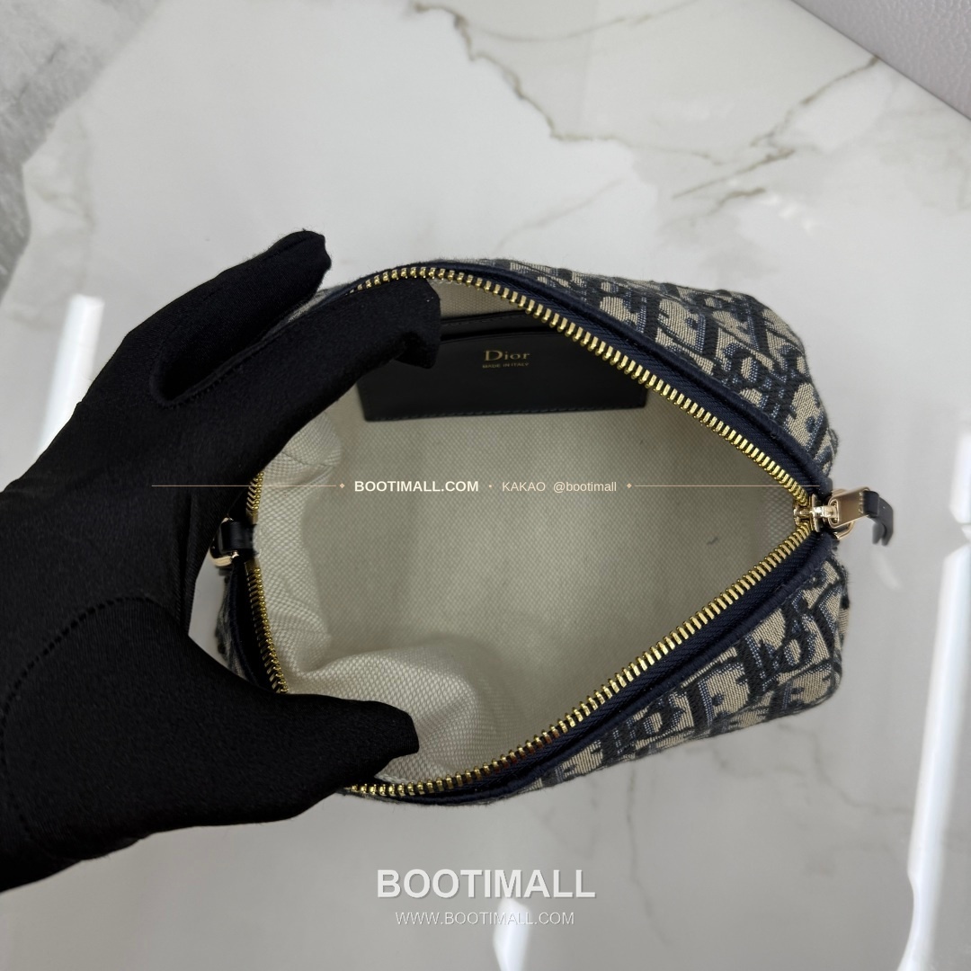 디올 보우 오블리크 캔버스 클러치 숄더백 Dior Bow Oblique Canvas Clutch Shoulder Bag S3900 20cm 8