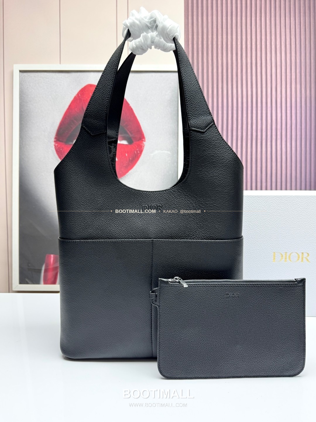 디올 프리베 카프스킨 토트 숄더백 Dior Privé Calfskin Tote Shoulder Bag 1LLSH276KEC 39cm 1