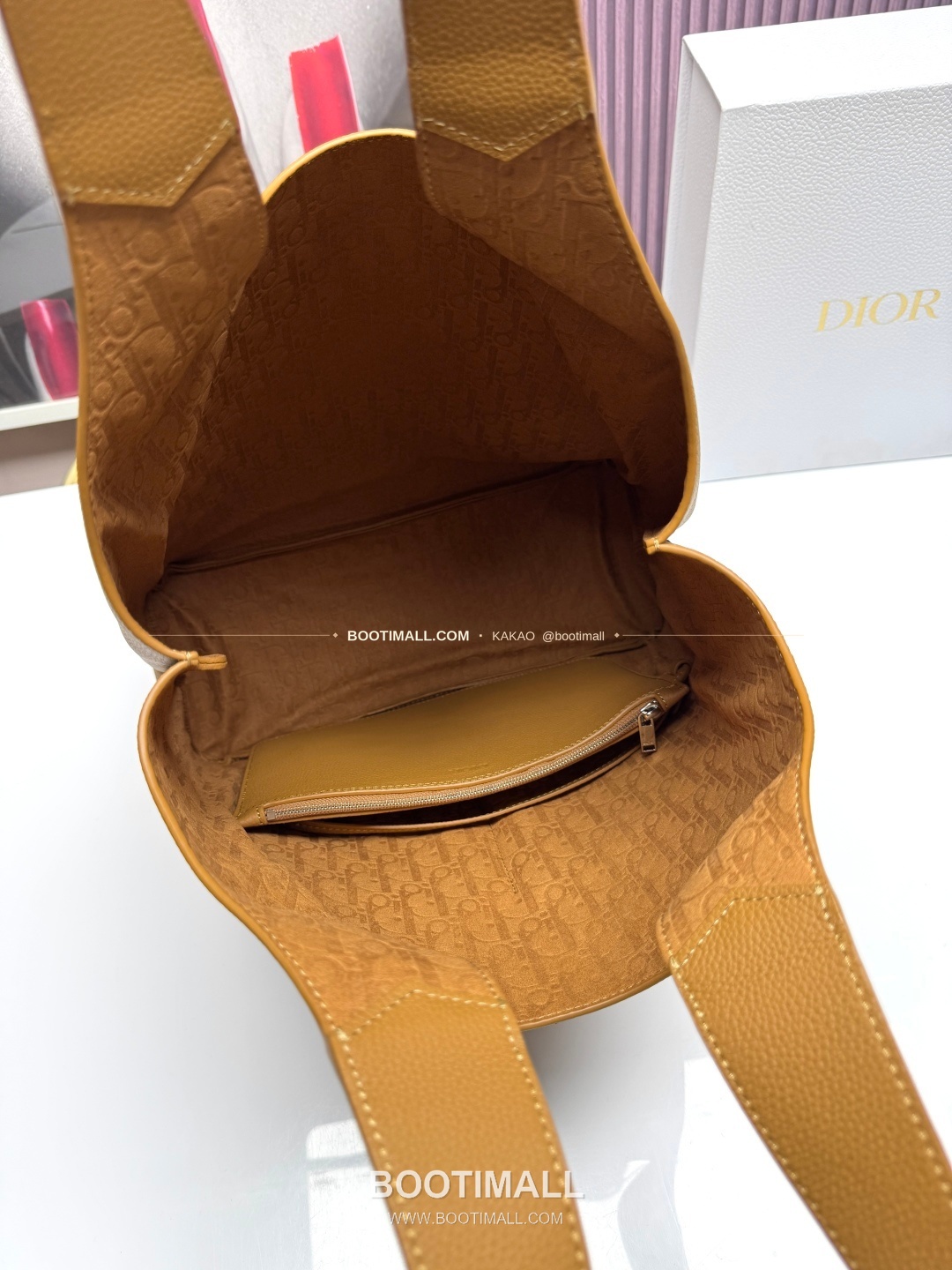 디올 프리베 카프스킨 토트 숄더백 Dior Privé Calfskin Tote Shoulder Bag 1LLSH276KEC 39cm 9