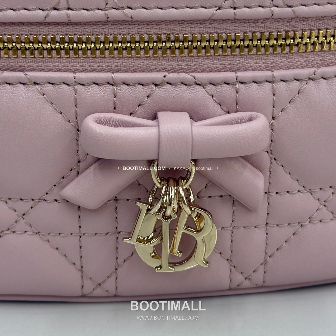 디올 미니 까나쥬 램스킨 보우 탑핸들 크로스백 Dior Mini Cannage Lambskin Bow Top Handle Crossbody Bag S2603 17cm 4