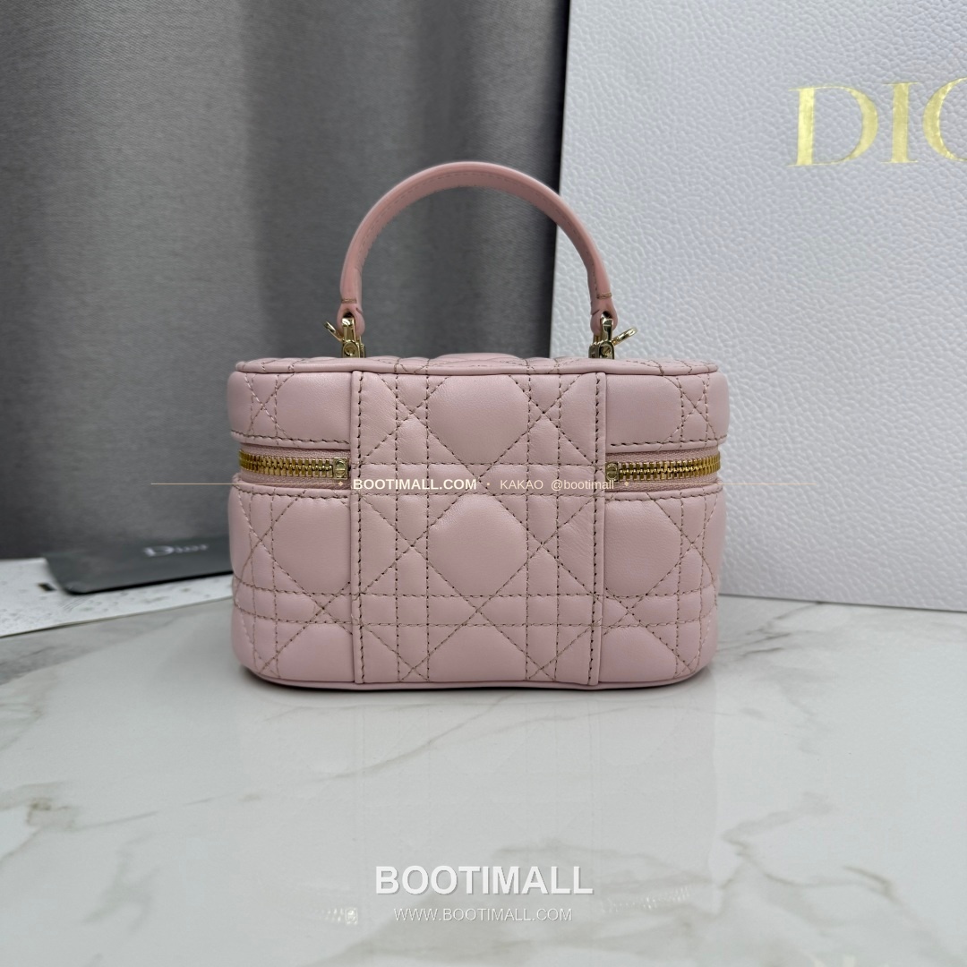 디올 미니 까나쥬 램스킨 보우 탑핸들 크로스백 Dior Mini Cannage Lambskin Bow Top Handle Crossbody Bag S2603 17cm 5