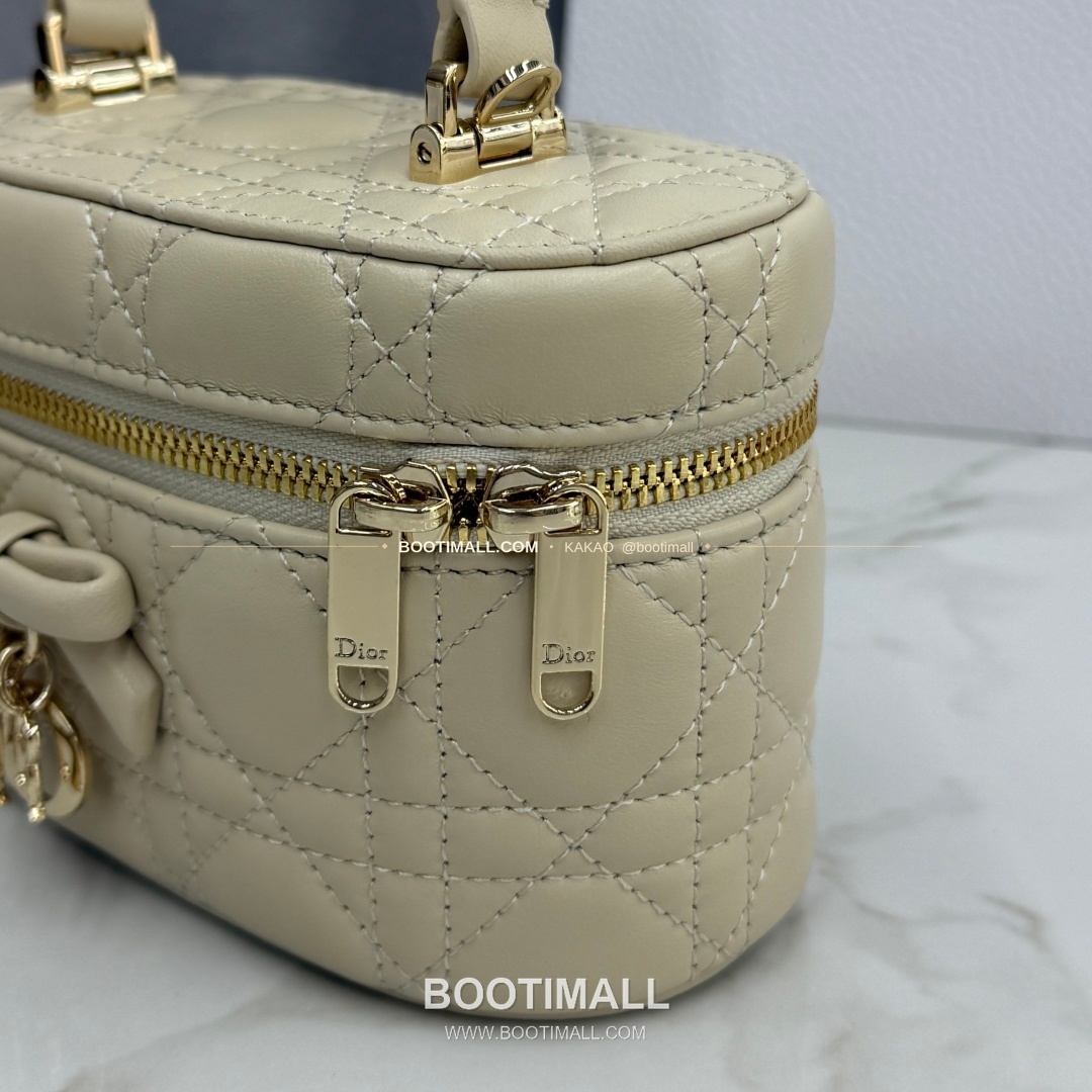 디올 미니 까나쥬 램스킨 보우 탑핸들 크로스백 Dior Mini Cannage Lambskin Bow Top Handle Crossbody Bag S2603 17cm 6