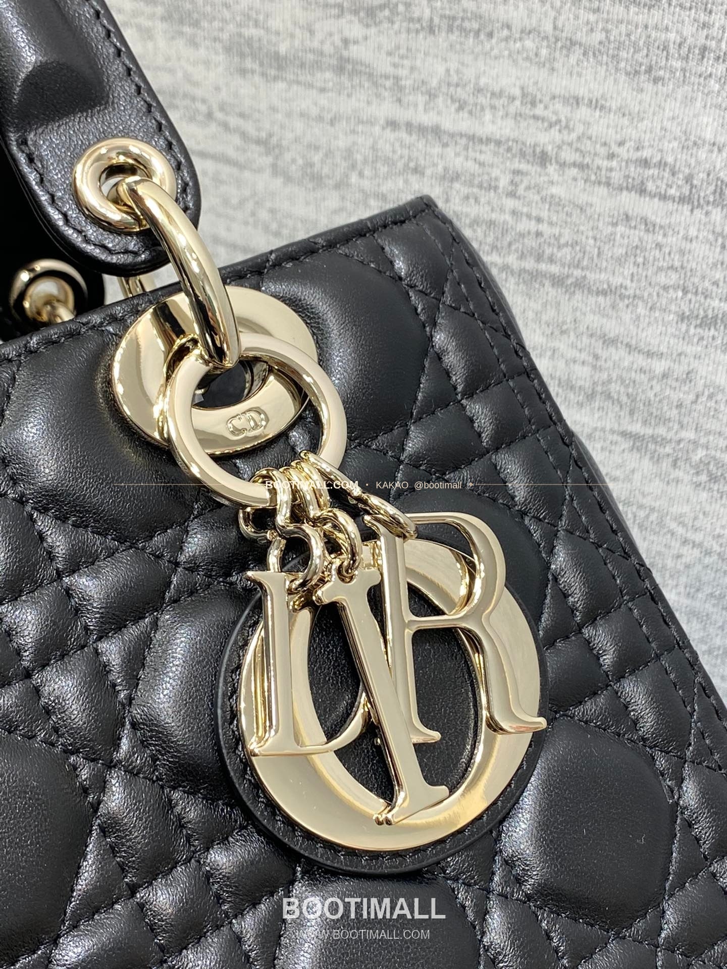 디올 레이디 디올 램스킨 까나쥬 플랩 토트 숄더백 Dior Lady Dior Lambskin Cannage Flap Tote Shoulder Bag 6605 24cm 3
