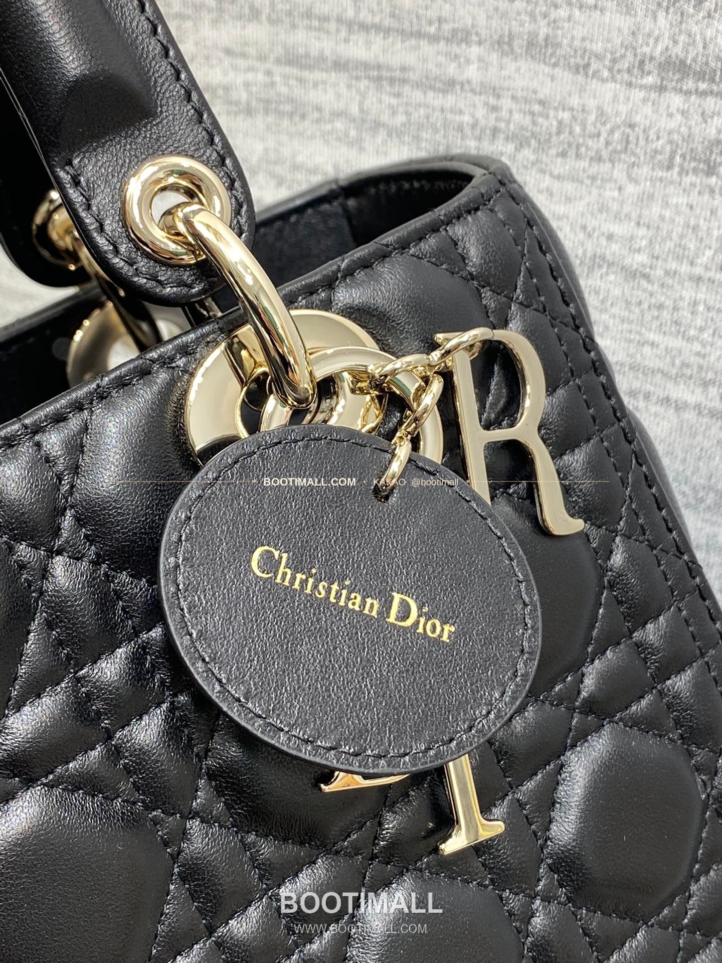 디올 레이디 디올 램스킨 까나쥬 플랩 토트 숄더백 Dior Lady Dior Lambskin Cannage Flap Tote Shoulder Bag 6605 24cm 4