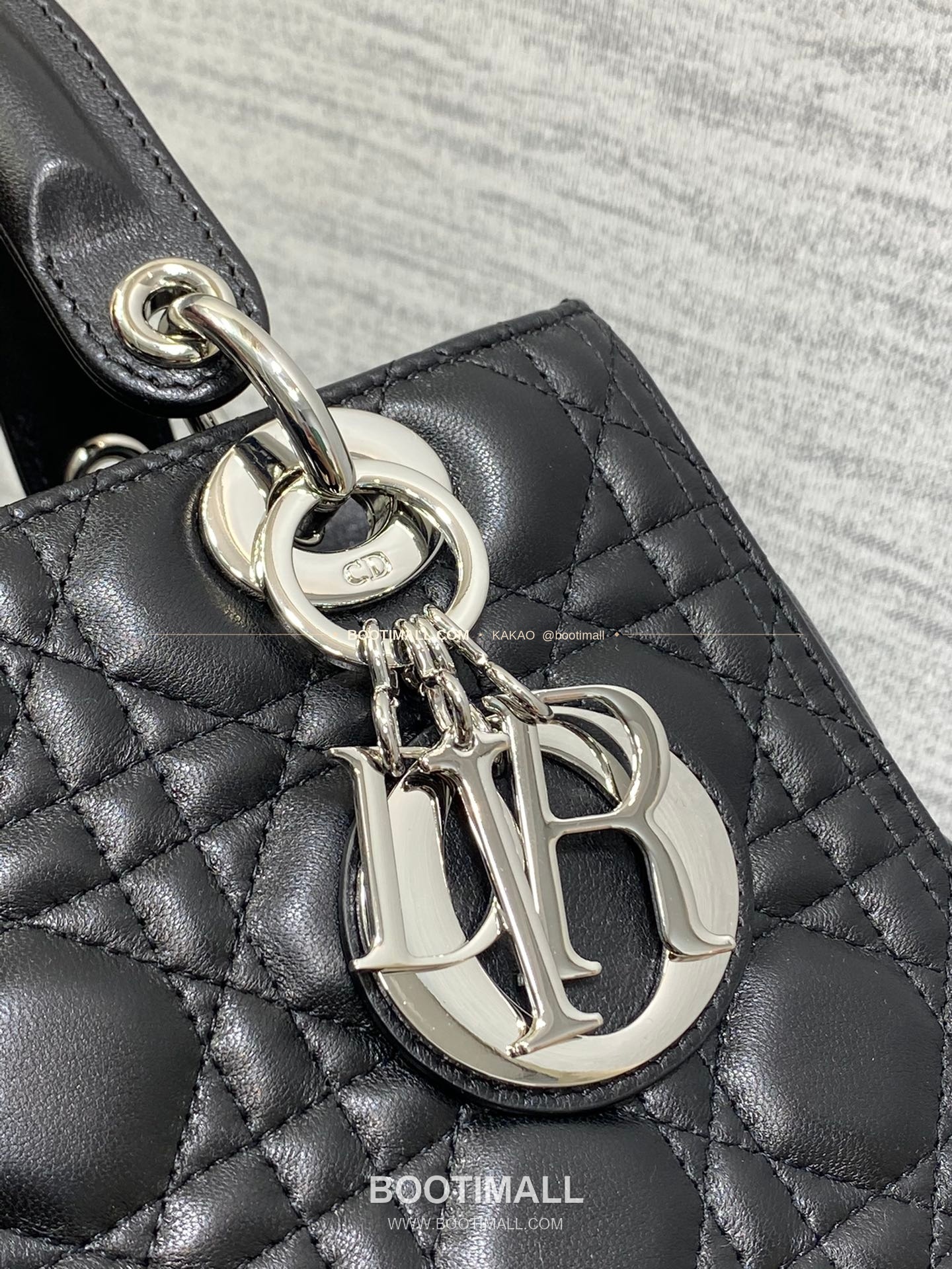 디올 레이디 디올 램스킨 까나쥬 플랩 토트 숄더백 Dior Lady Dior Lambskin Cannage Flap Tote Shoulder Bag 6605 24cm 3