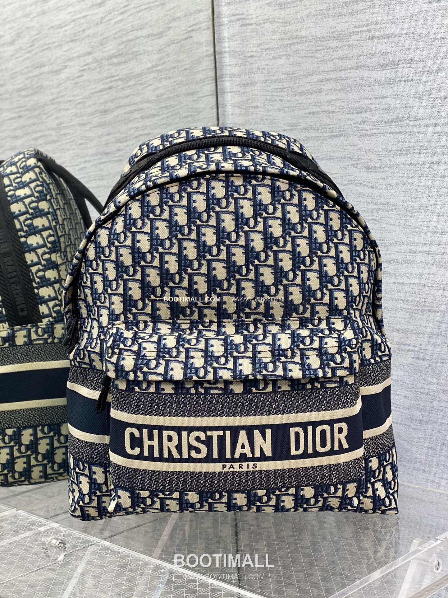 디올 오블리크 캔버스 레터로고 대형 백팩 Dior Oblique Canvas Letter Logo Large Backpack 096 41cm 6