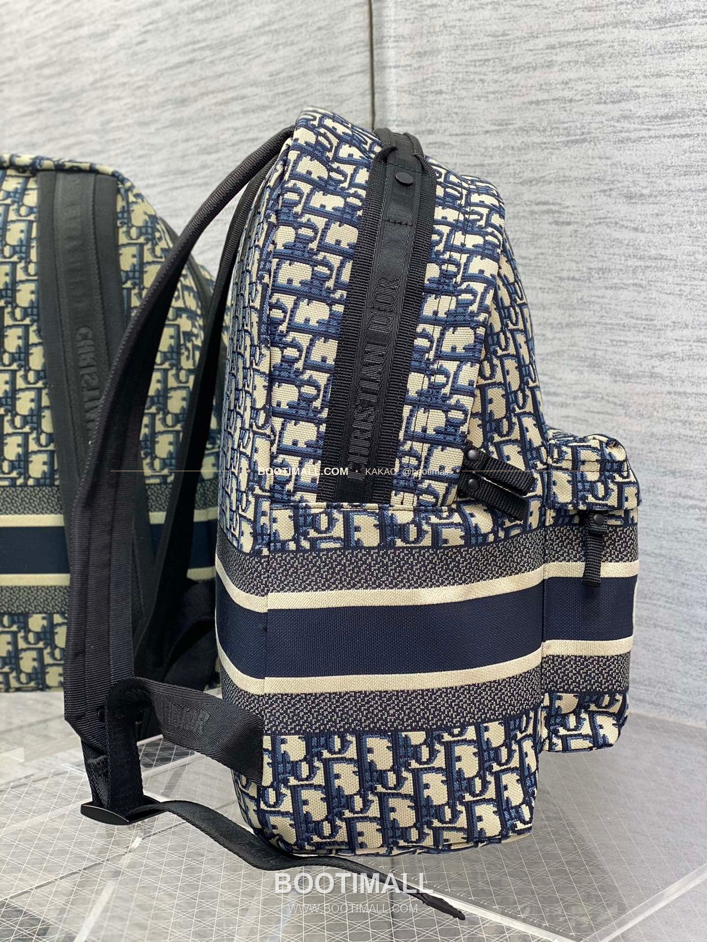디올 오블리크 캔버스 레터로고 대형 백팩 Dior Oblique Canvas Letter Logo Large Backpack 096 41cm 10