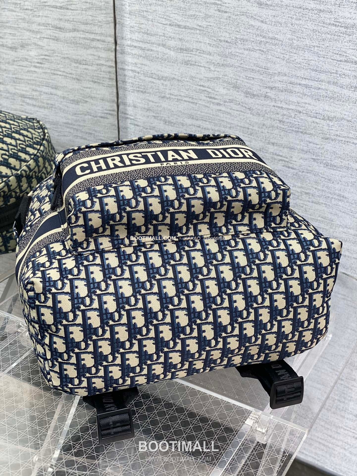 디올 오블리크 캔버스 레터로고 대형 백팩 Dior Oblique Canvas Letter Logo Large Backpack 096 41cm 12