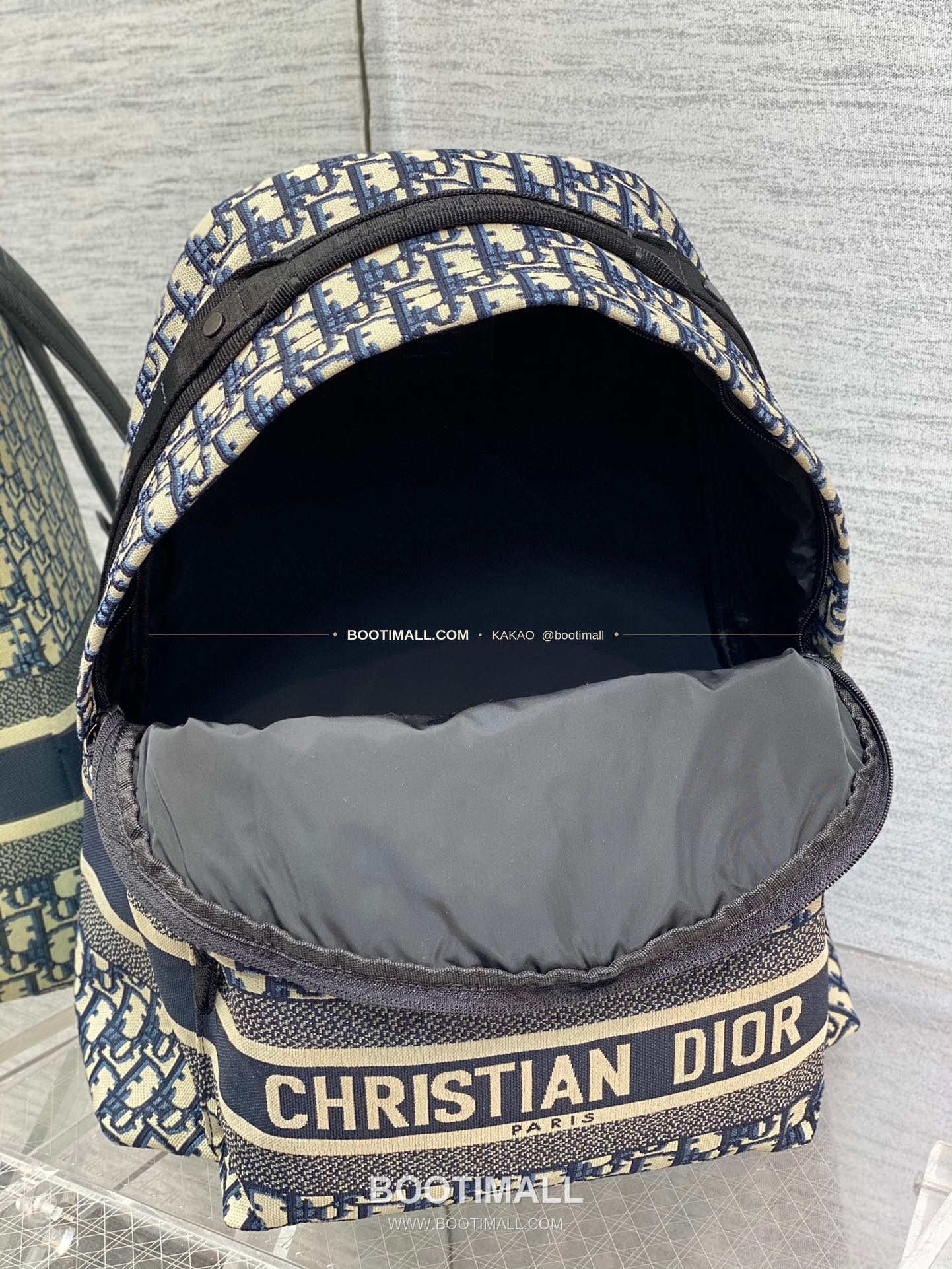 디올 오블리크 캔버스 레터로고 대형 백팩 Dior Oblique Canvas Letter Logo Large Backpack 096 41cm 13