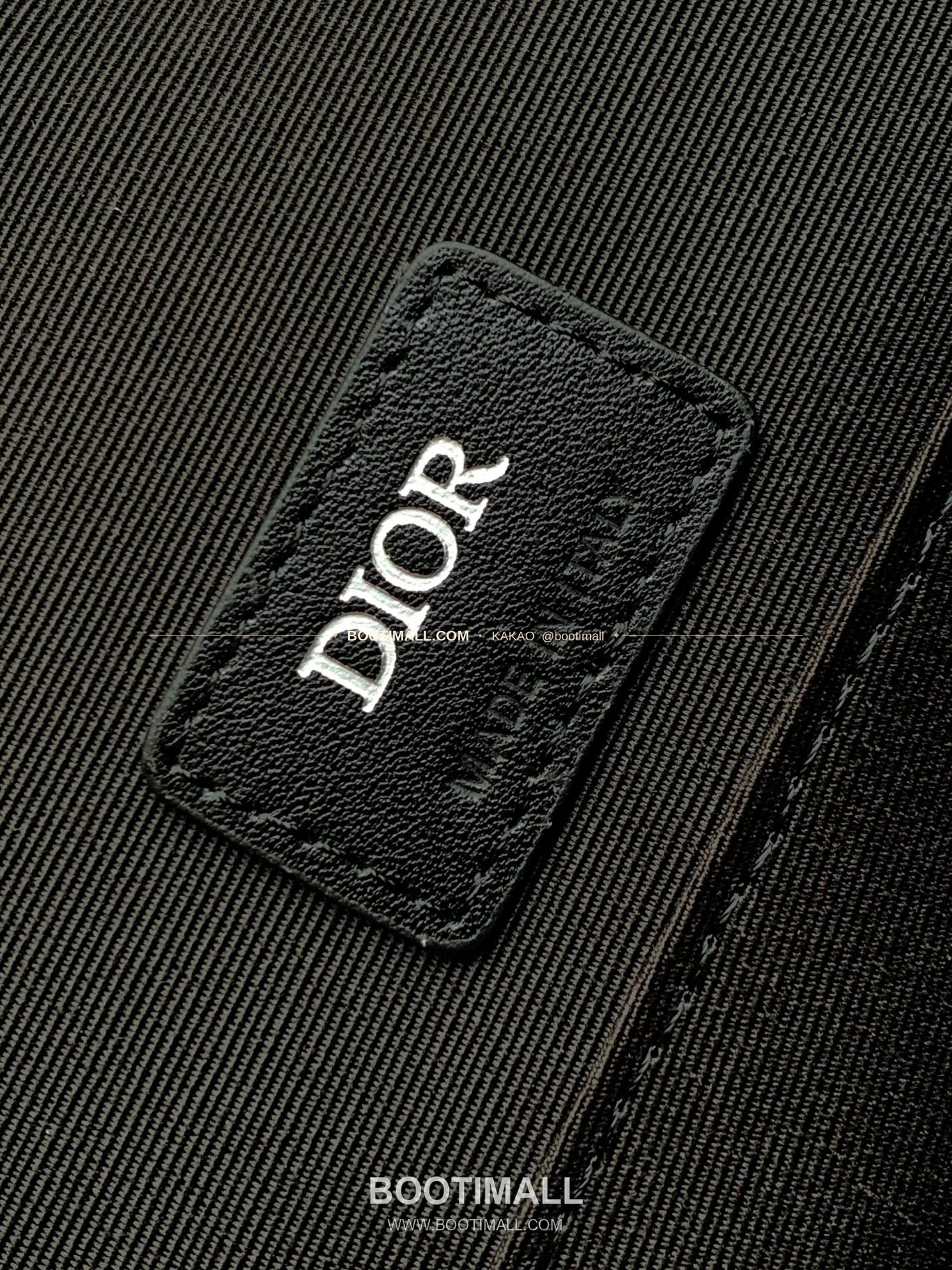 디올 히트 더 로드 CD다이아몬드 캔버스 레더 블랙 브리프케이스 Dior Hit The Road CD Diamond Canvas Leather Black Briefcase 1ESBR164CDP 36.5cm 9