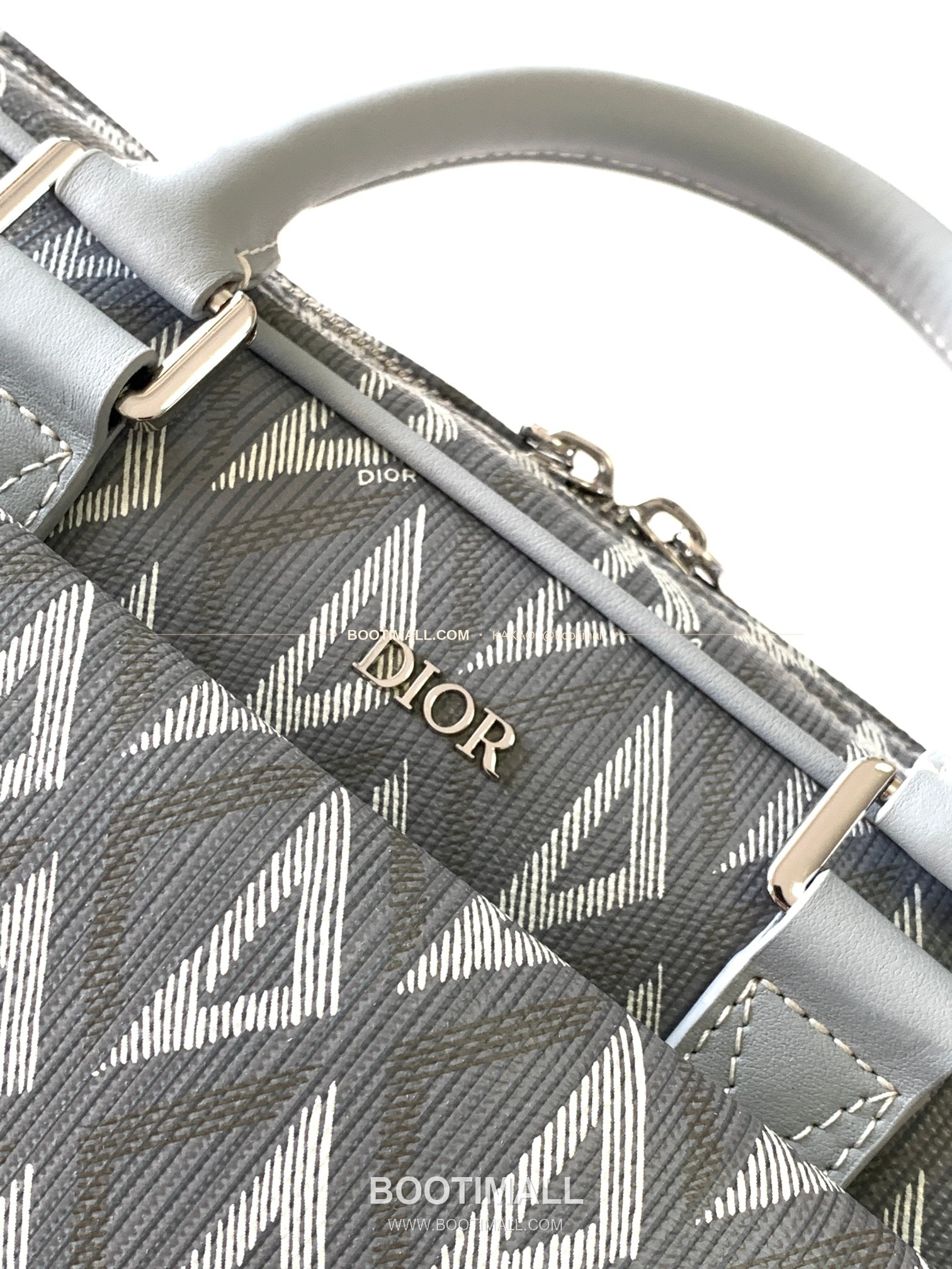 디올 히트 더 로드 CD다이아몬드 캔버스 레더 블랙 브리프케이스 Dior Hit The Road CD Diamond Canvas Leather Black Briefcase 1ESBR164CDP 36.5cm 6