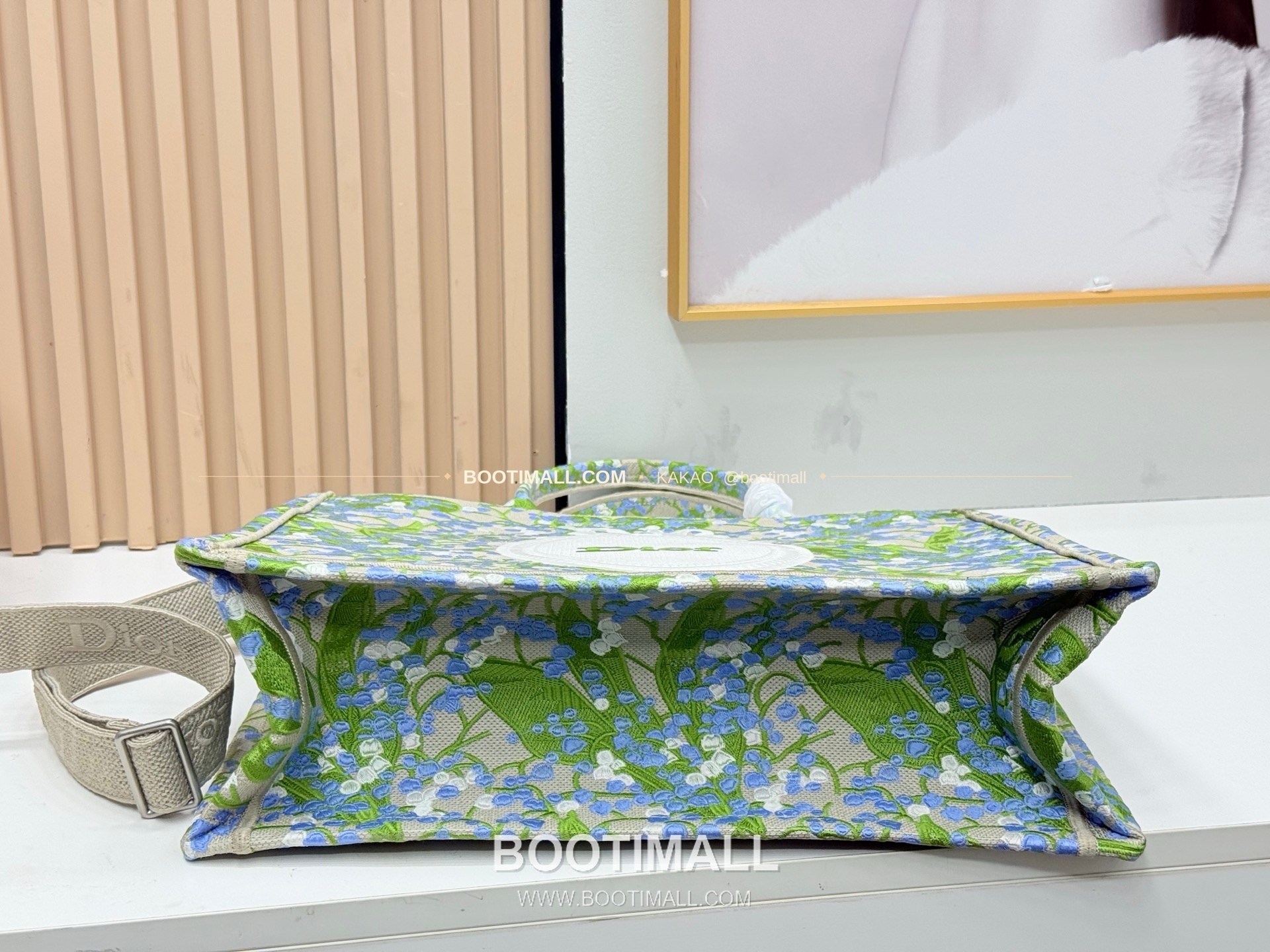 디올 JWA 캔버스 북토트 리프미러 라지 토트백 Dior JWA Canvas Book Tote Leaf Mirror Large Tote Bag 8833 41cm 8