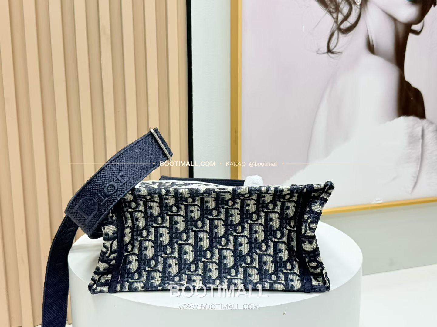 디올 JWA 캔버스 북토트 리프미러 스몰 토트백 Dior JWA Canvas Book Tote Leaf Mirror Small Tote Bag 8835 26cm 7