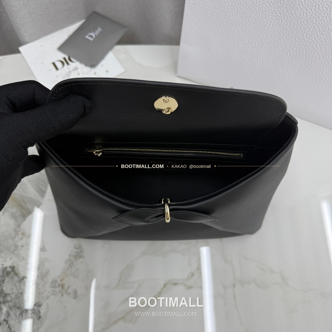 디올 2026SS 레더 보우디테일 화이트 토트백 Dior 2026 SS Leather Bow Detail White Tote Bag 7038 28cm 8