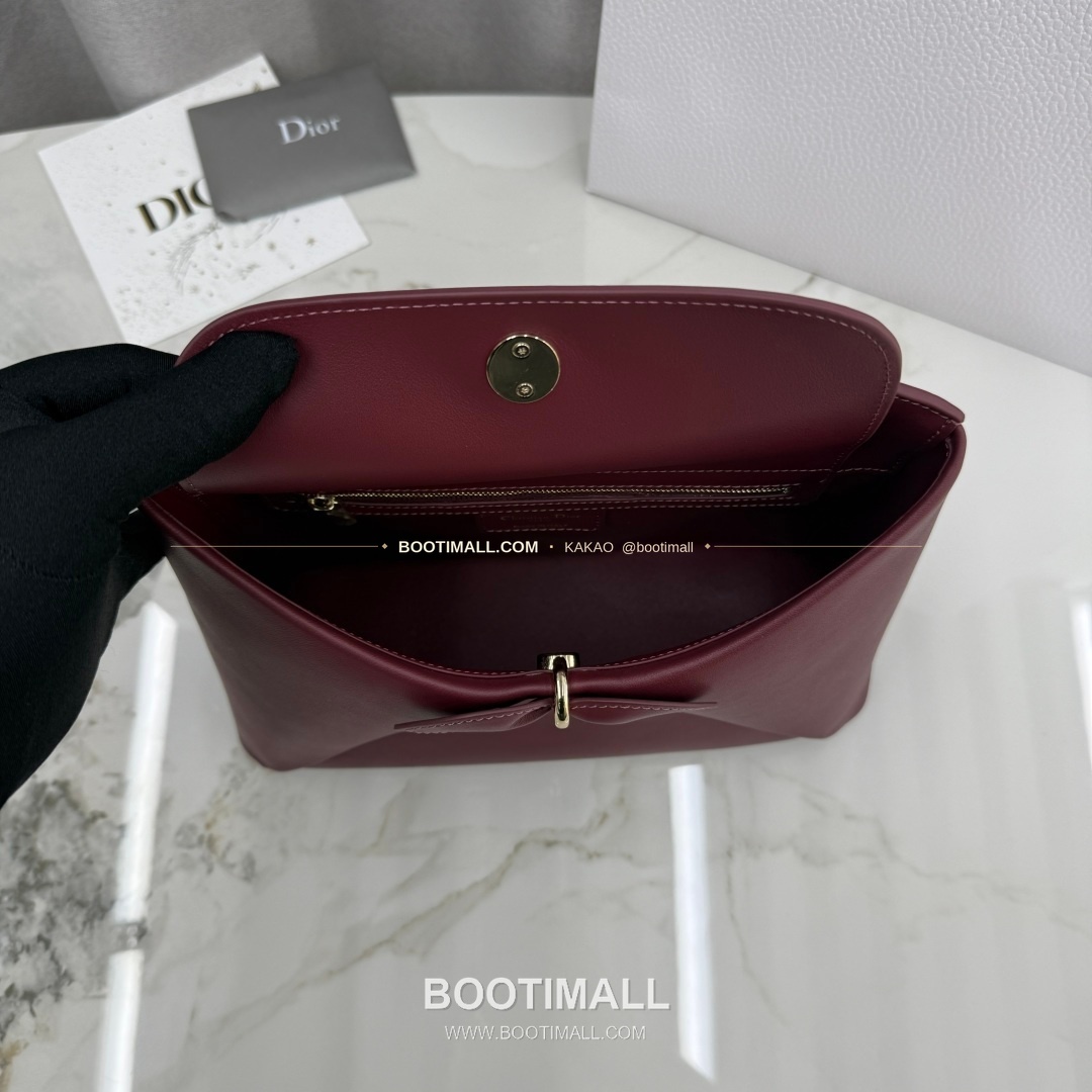 디올 2026SS 레더 보우디테일 화이트 토트백 Dior 2026 SS Leather Bow Detail White Tote Bag 7038 28cm 8