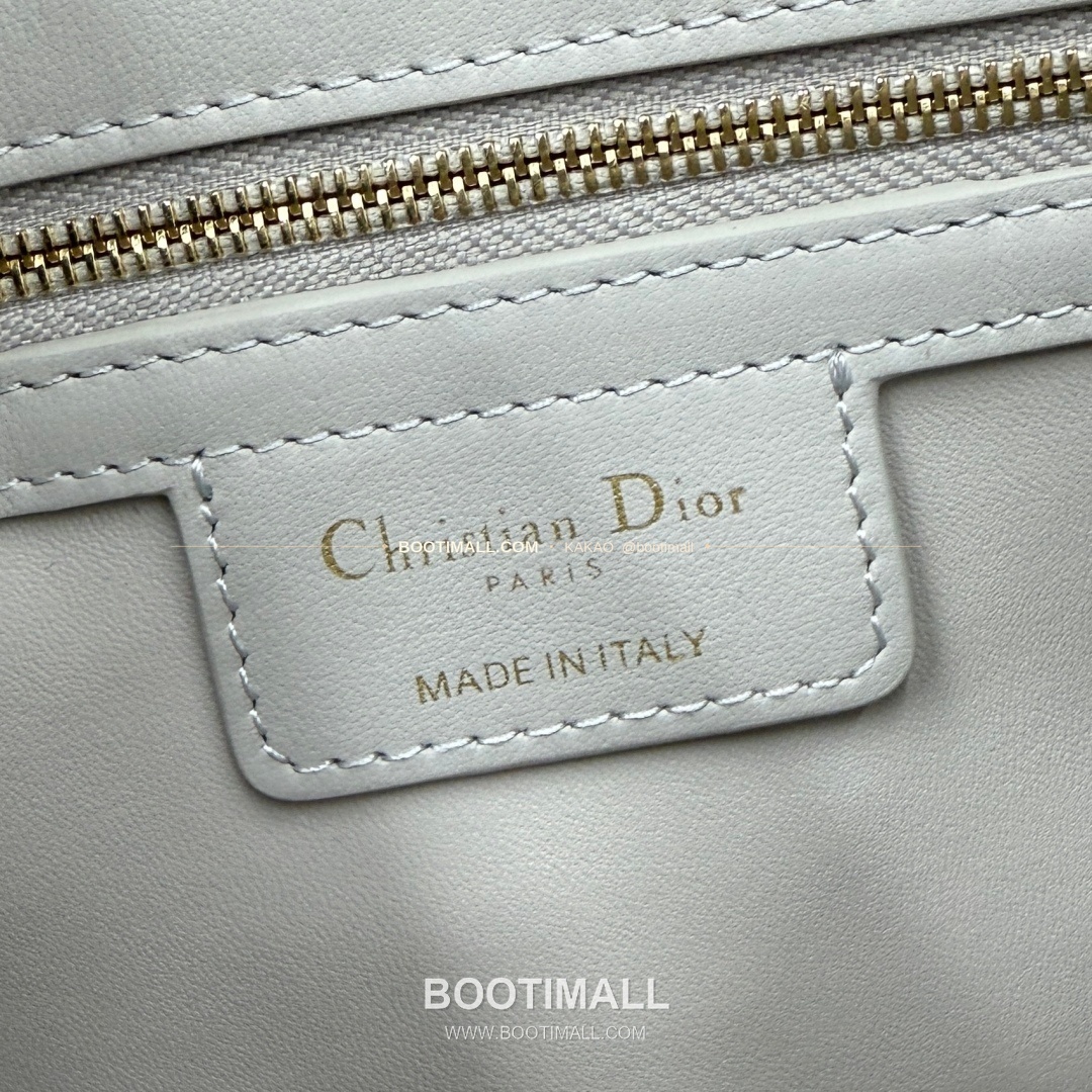 디올 2026SS 레더 보우디테일 화이트 토트백 Dior 2026 SS Leather Bow Detail White Tote Bag 7038 28cm 9