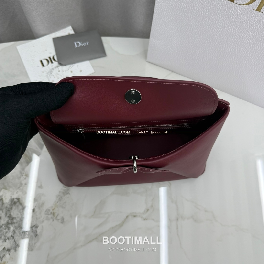 디올 2026SS 레더 보우디테일 화이트 토트백 Dior 2026 SS Leather Bow Detail White Tote Bag 7038 28cm 8