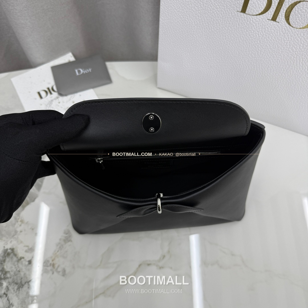 디올 2026SS 레더 보우디테일 화이트 토트백 Dior 2026 SS Leather Bow Detail White Tote Bag 7038 28cm 8