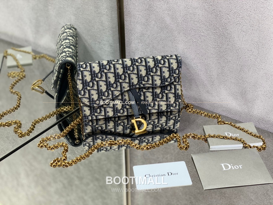 디올 레더 체인 탈부착 블랙 미니 체인백 Dior Leather Detachable Chain Black Mini Chain Bag 2038 19cm 1