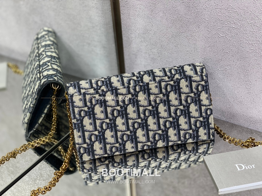 디올 레더 체인 탈부착 블랙 미니 체인백 Dior Leather Detachable Chain Black Mini Chain Bag 2038 19cm 3