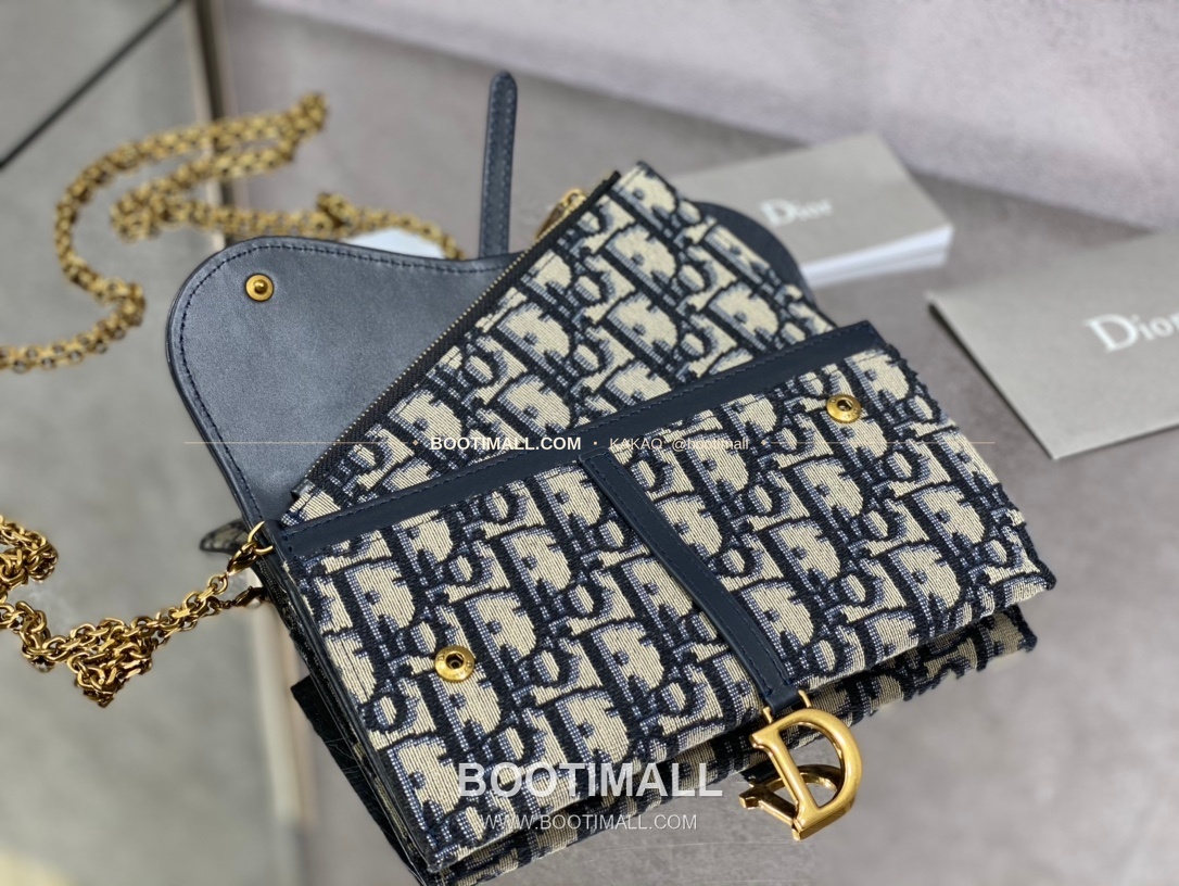 디올 레더 체인 탈부착 블랙 미니 체인백 Dior Leather Detachable Chain Black Mini Chain Bag 2038 19cm 9