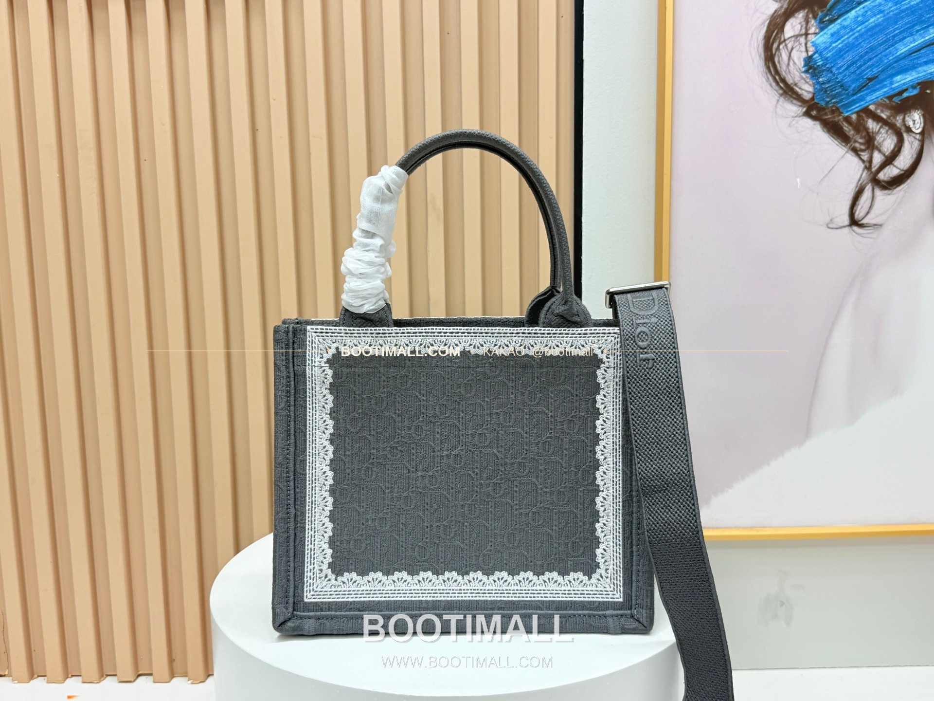 디올 JWA 캔버스 북토트 스몰 토트백 Dior JWA Canvas Book Tote Small Tote Bag 8835 26cm 4