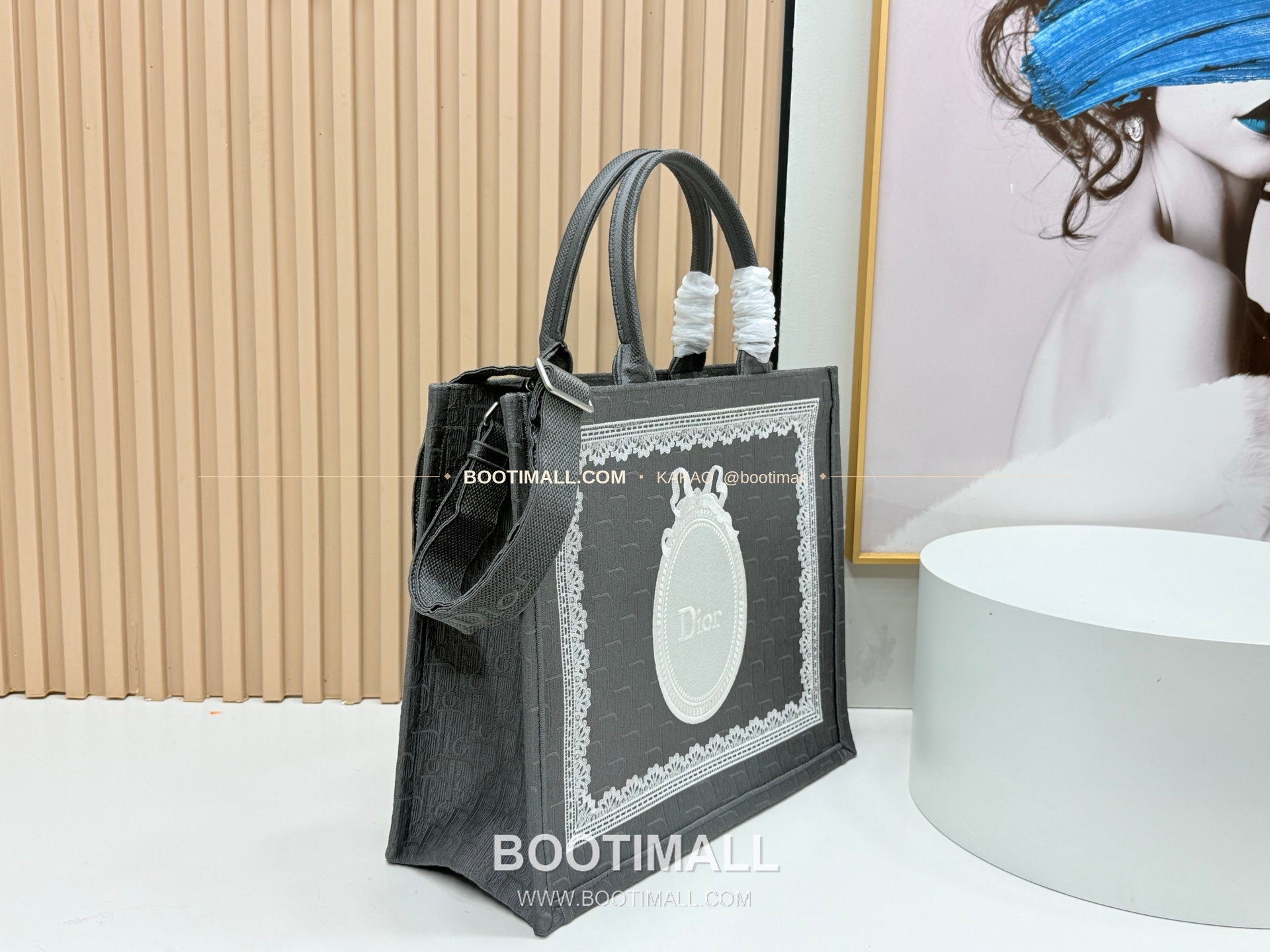 디올 JWA 캔버스 북토트 라지 토트백 Dior JWA Canvas Book Tote Large Tote Bag 8833 41cm 2