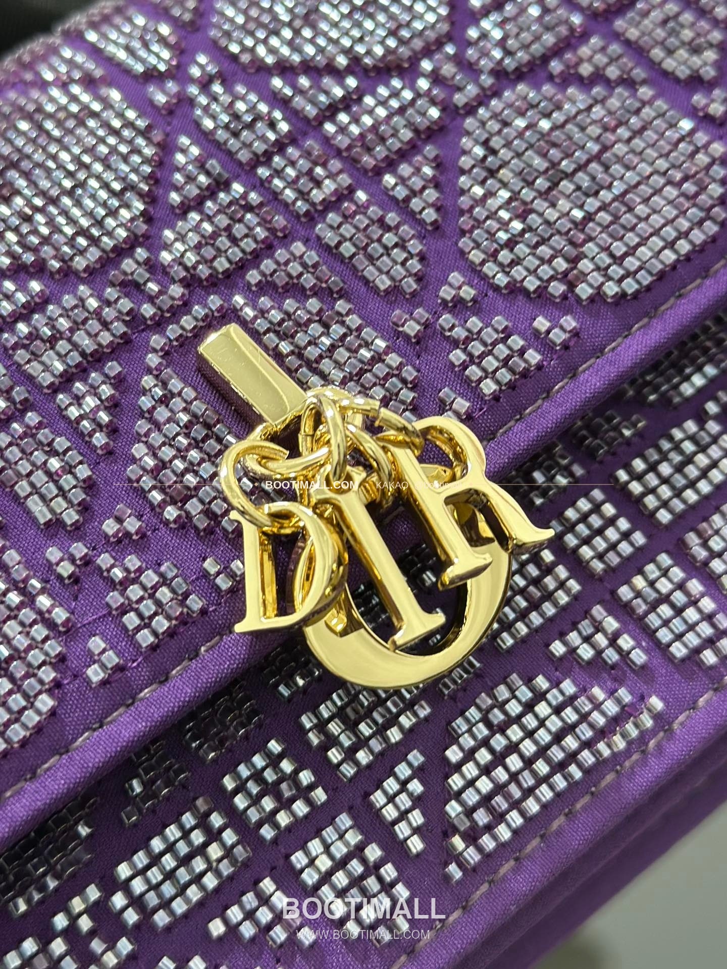 디올 미스디올 새틴 비즈자수 그레이 미니 체인백 Dior Miss Dior Satin Beaded Embroidery Grey Mini Chain Bag M0997 21cm 6